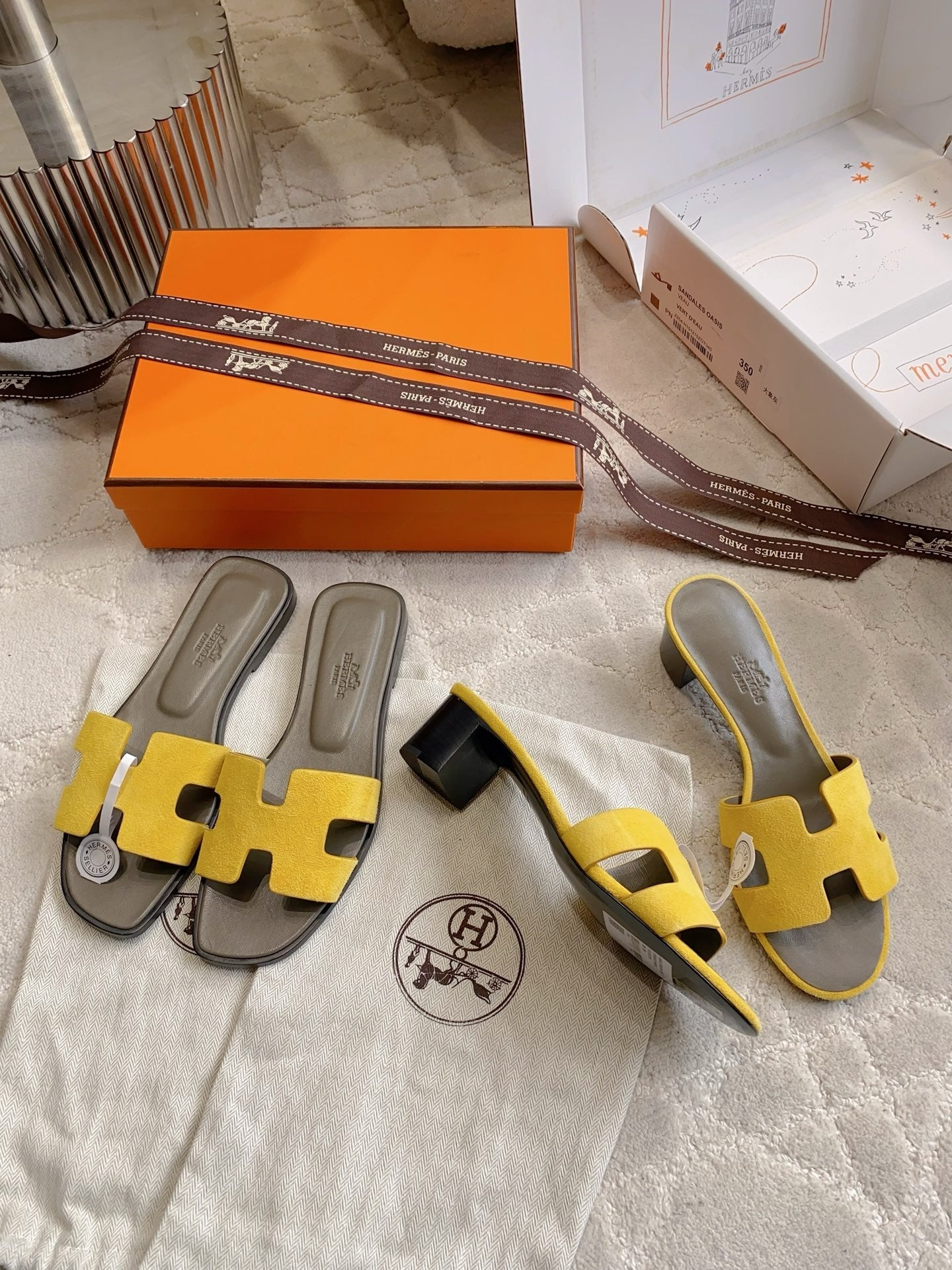 HM 26s Oran Sandal Yellow Suede 724291