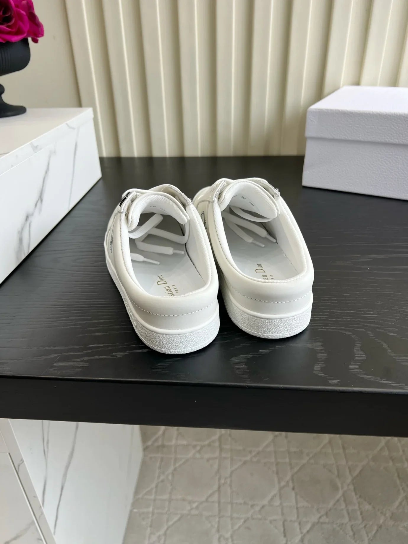 Dior 2026 Versatile Mules White Cowhide 977547