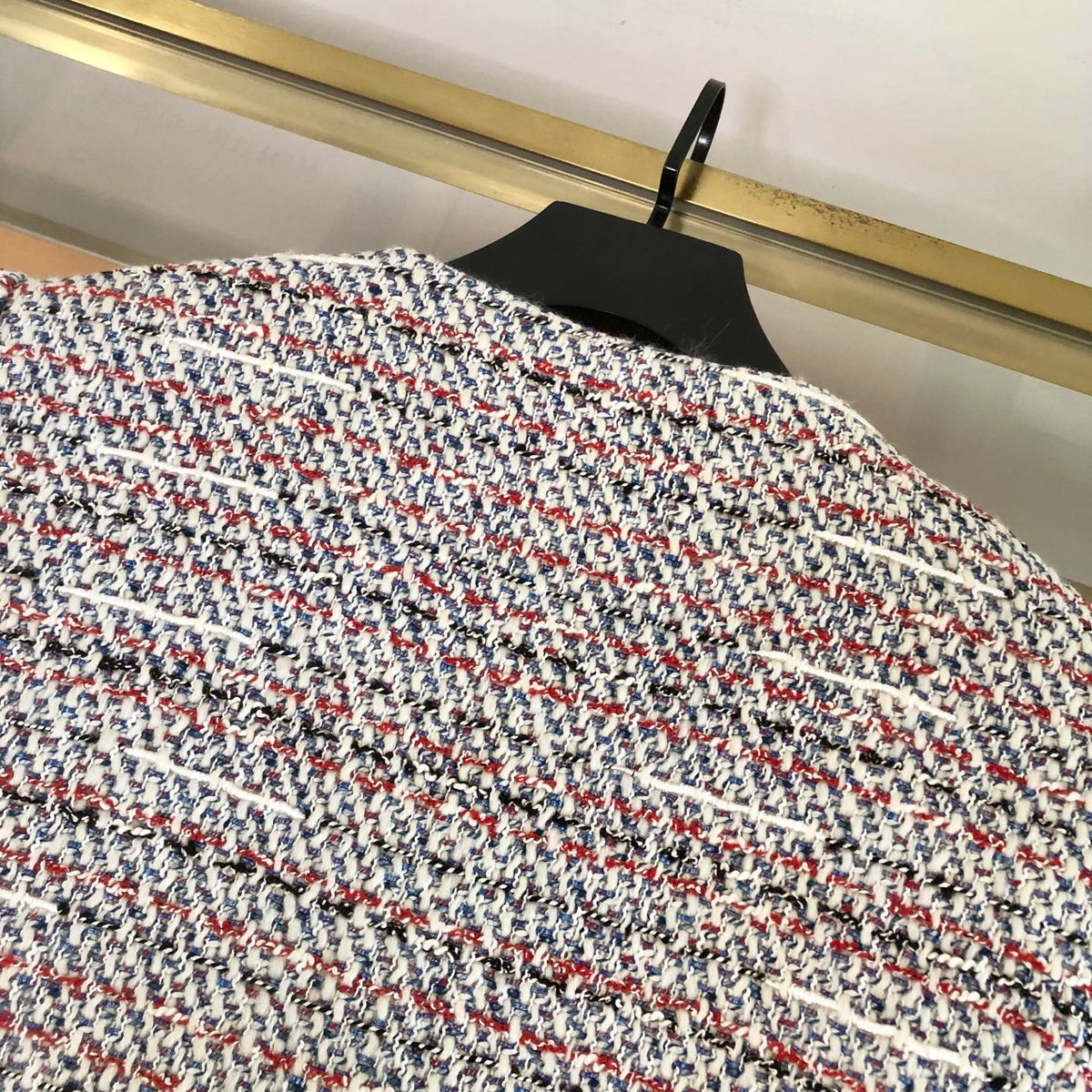 Chanel 26s Double Breasted Tweed Jacket Multicolor 450624