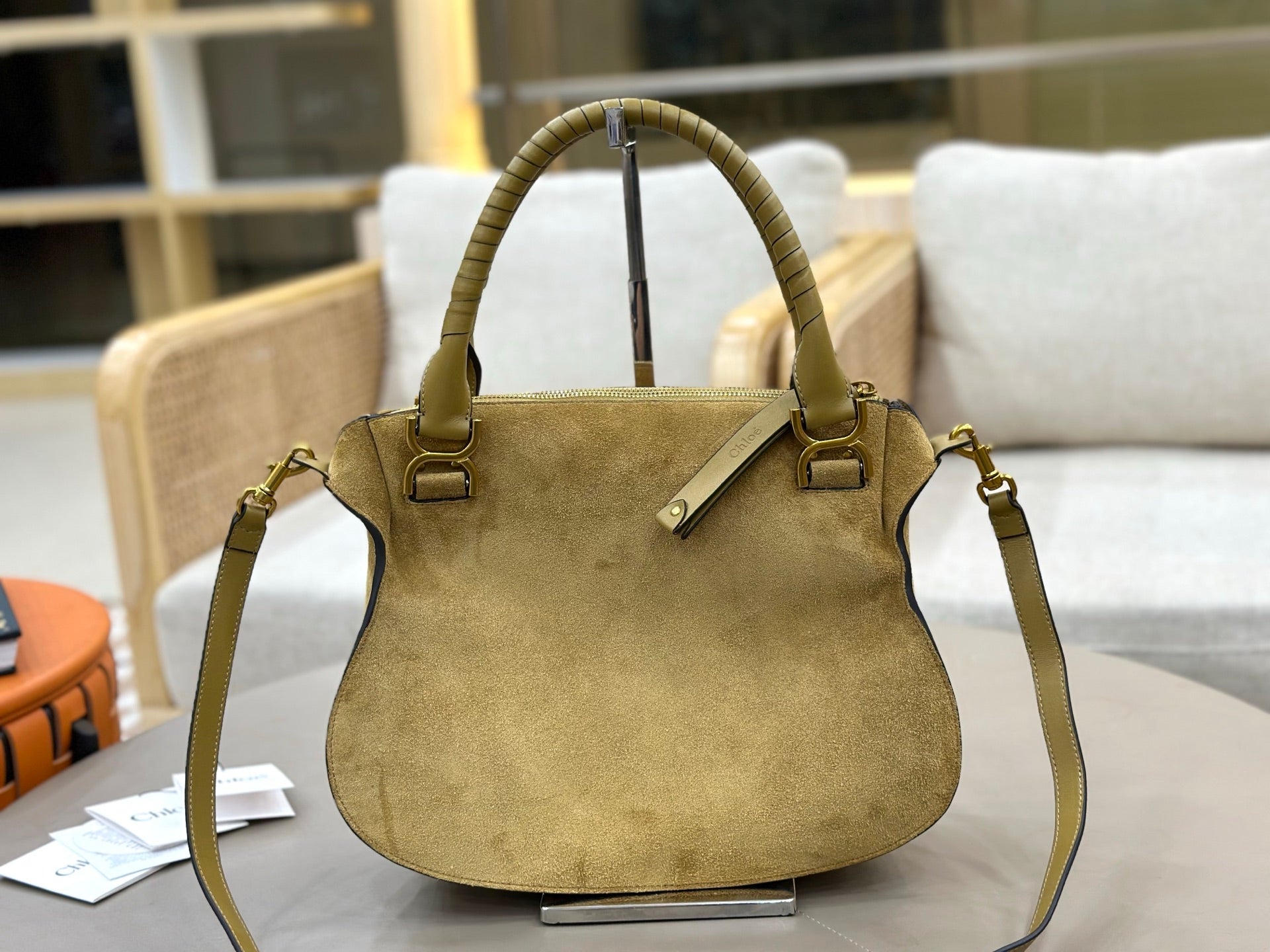 Chloe Marcie Bag Khahi Suede 281272