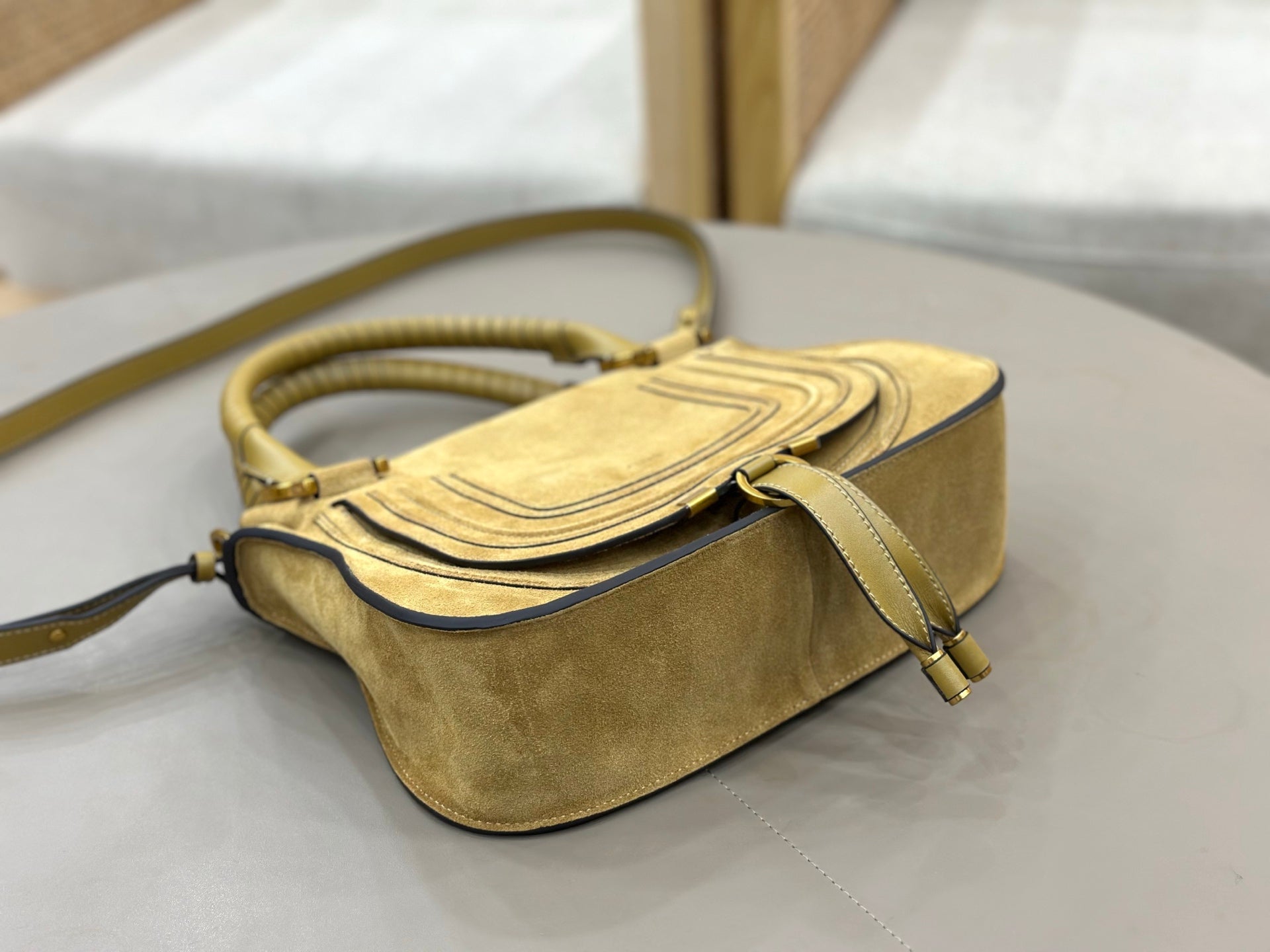 Chloe Small Marcie Bag Khahi Suede 281272