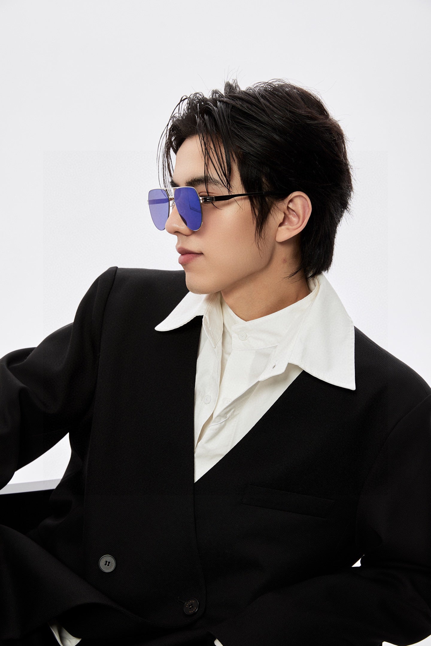 AVIATOR FRAME SUNGLASSES G41805 IN METAL