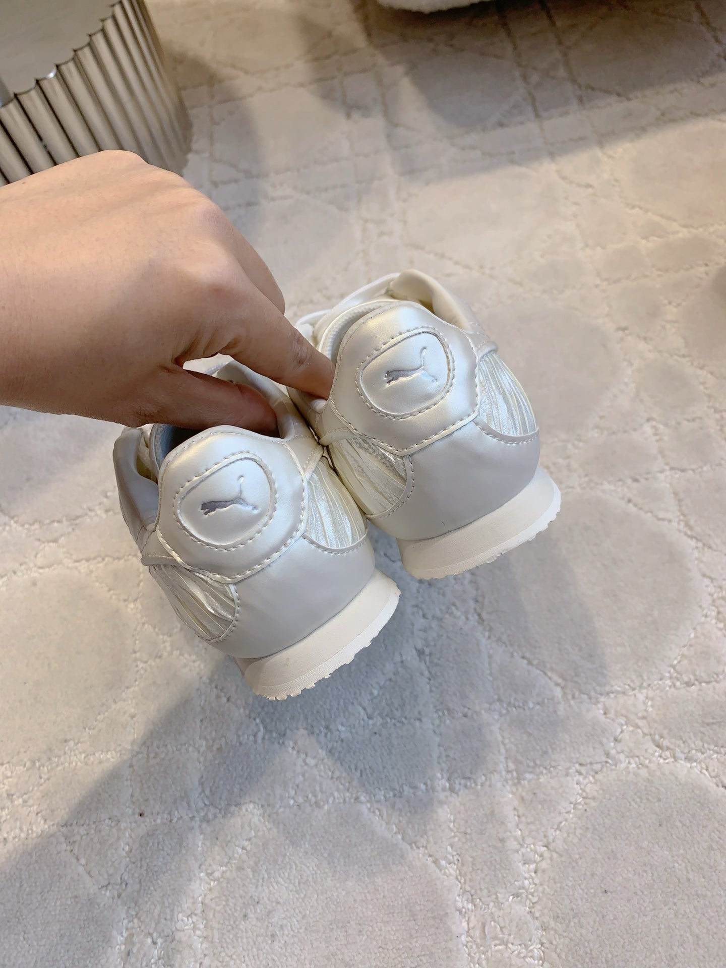 Puma Bella V2 Lustrous White Satin 615459