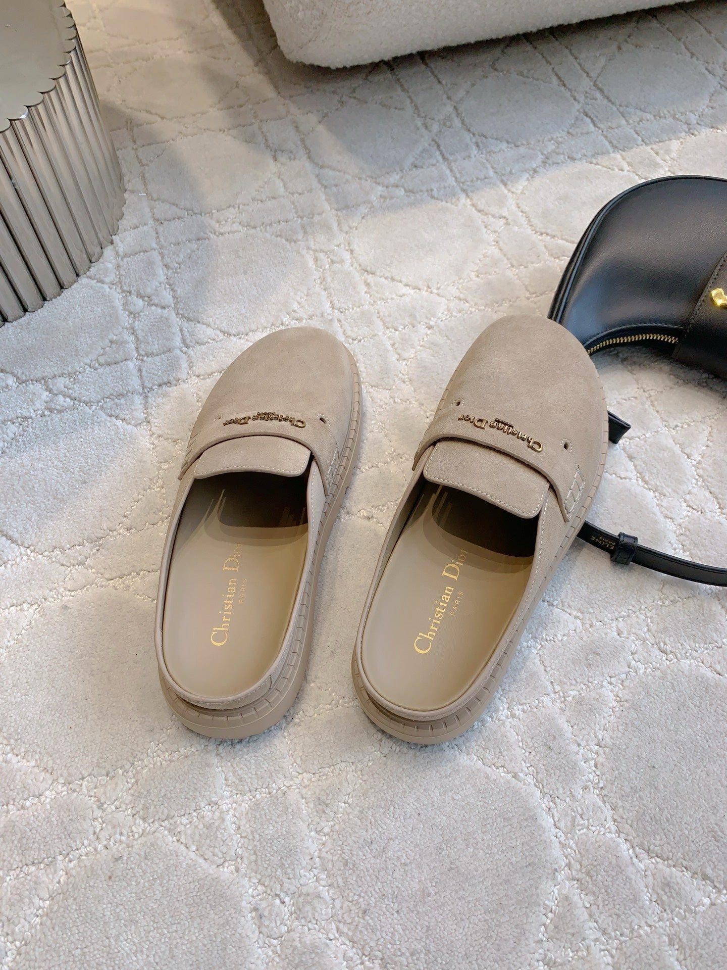 Dior Boy Mule Light Taupe Suede 615462