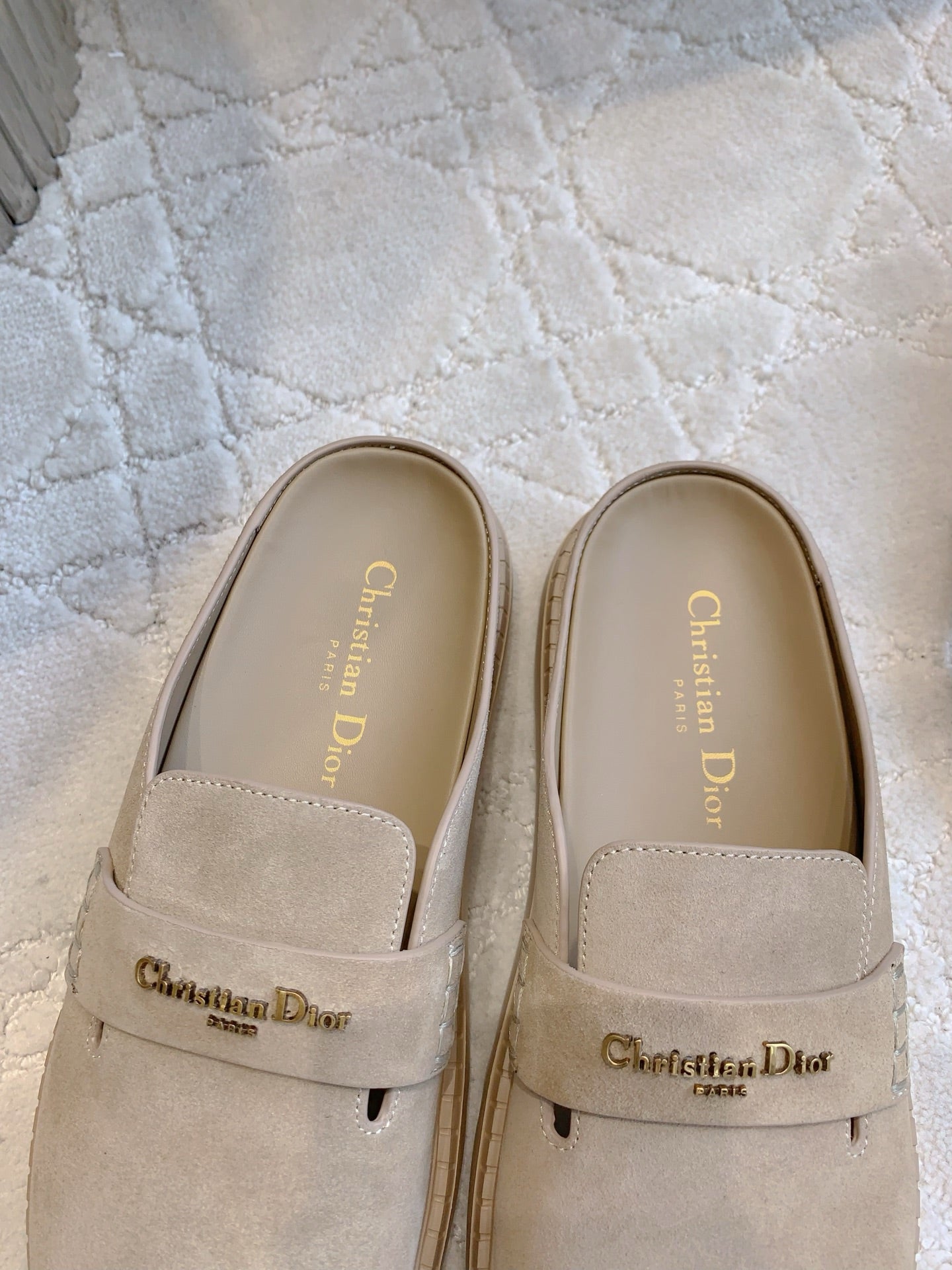 Dior Boy Mule Light Taupe Suede 615462