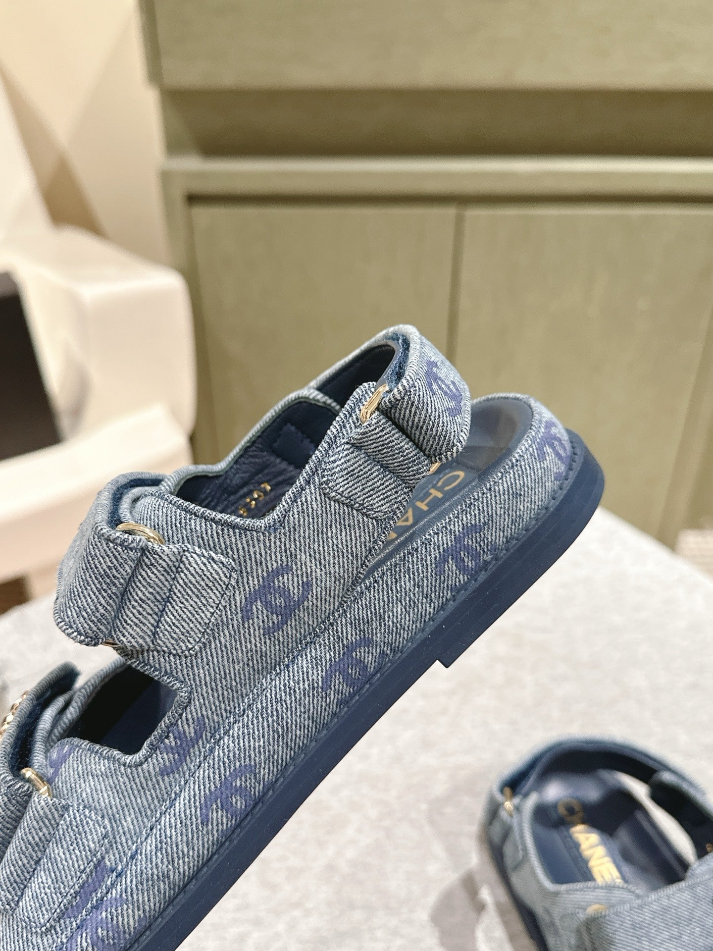 CC 25C Dad Sandals Blue Denim 462227