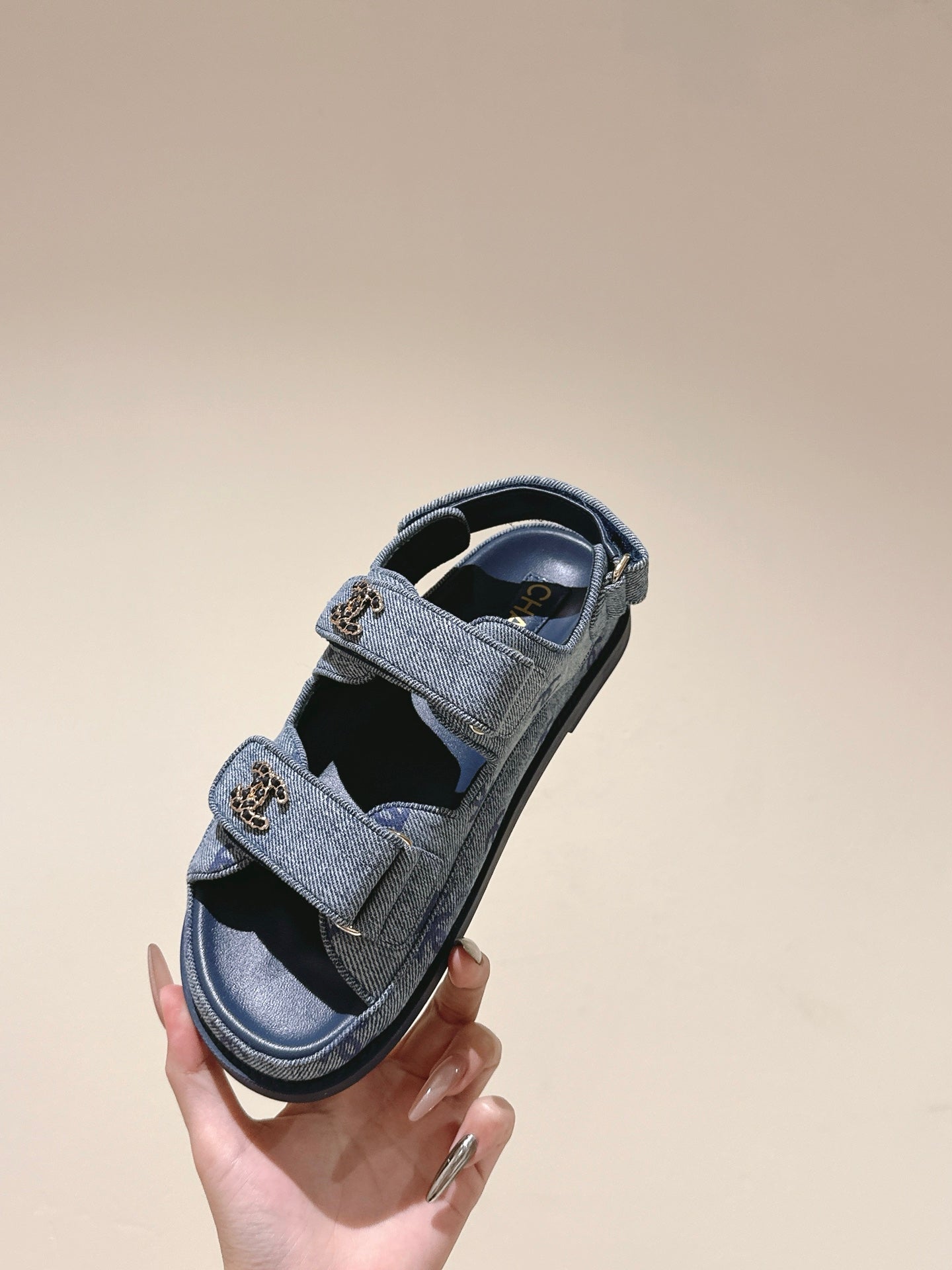 CC 25C Dad Sandals Blue Denim 462227