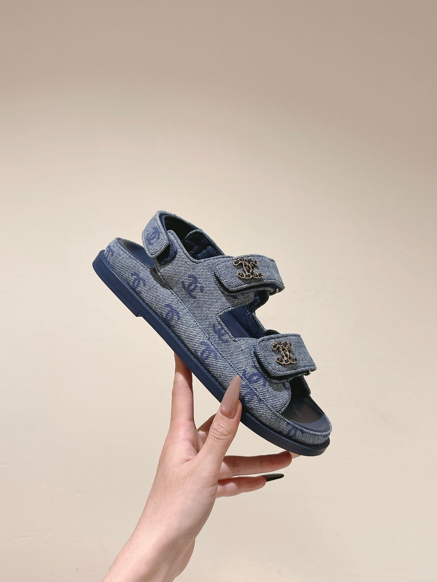 CC 25C Dad Sandals Blue Denim 462227