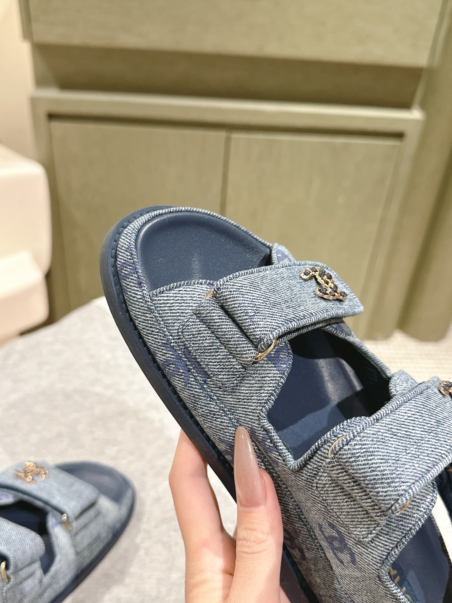 CC 25C Dad Sandals Blue Denim 462227