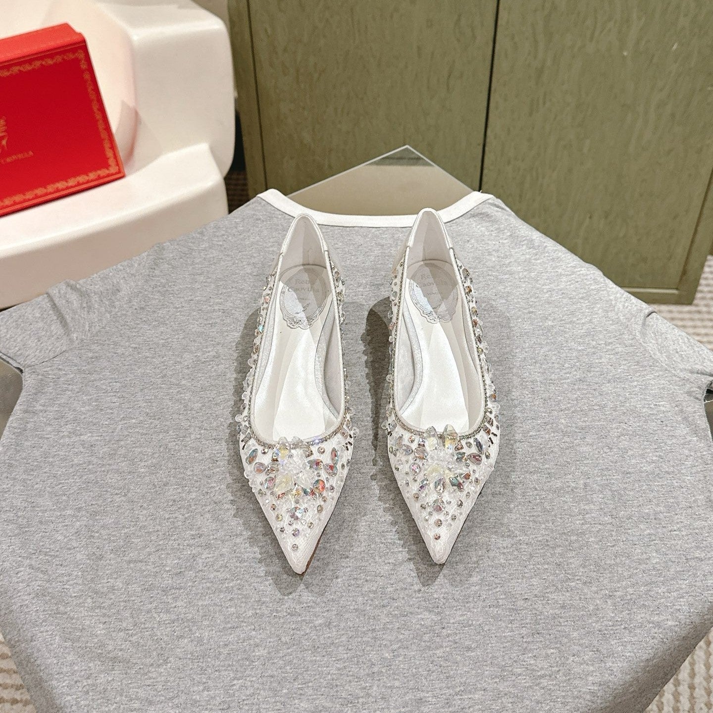 RC 25 Diamond Flat Sole White Custom Lace 268059