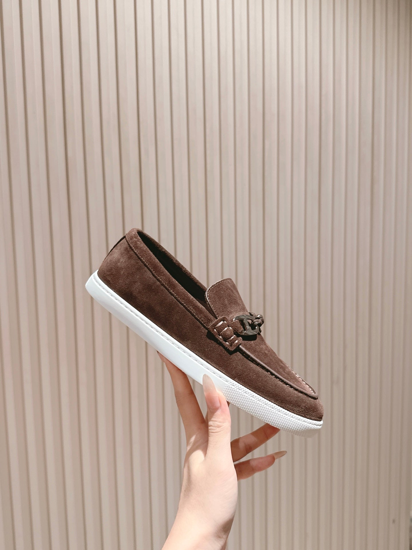 HM 25s Ignacio Loafer Dark Brown Suede Rubber 445346
