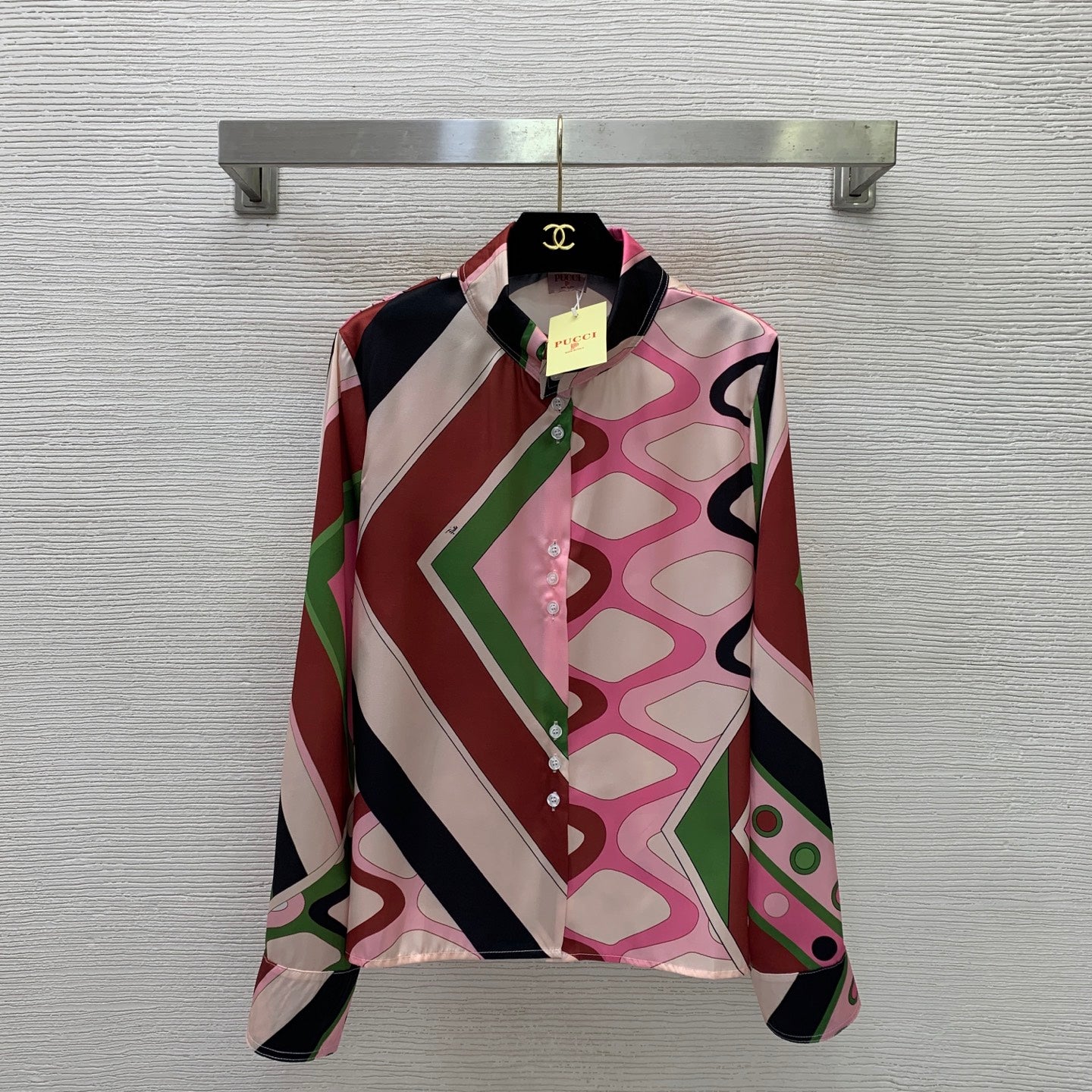 Pucci 26s Vivara-Print Shirt Silk 416773