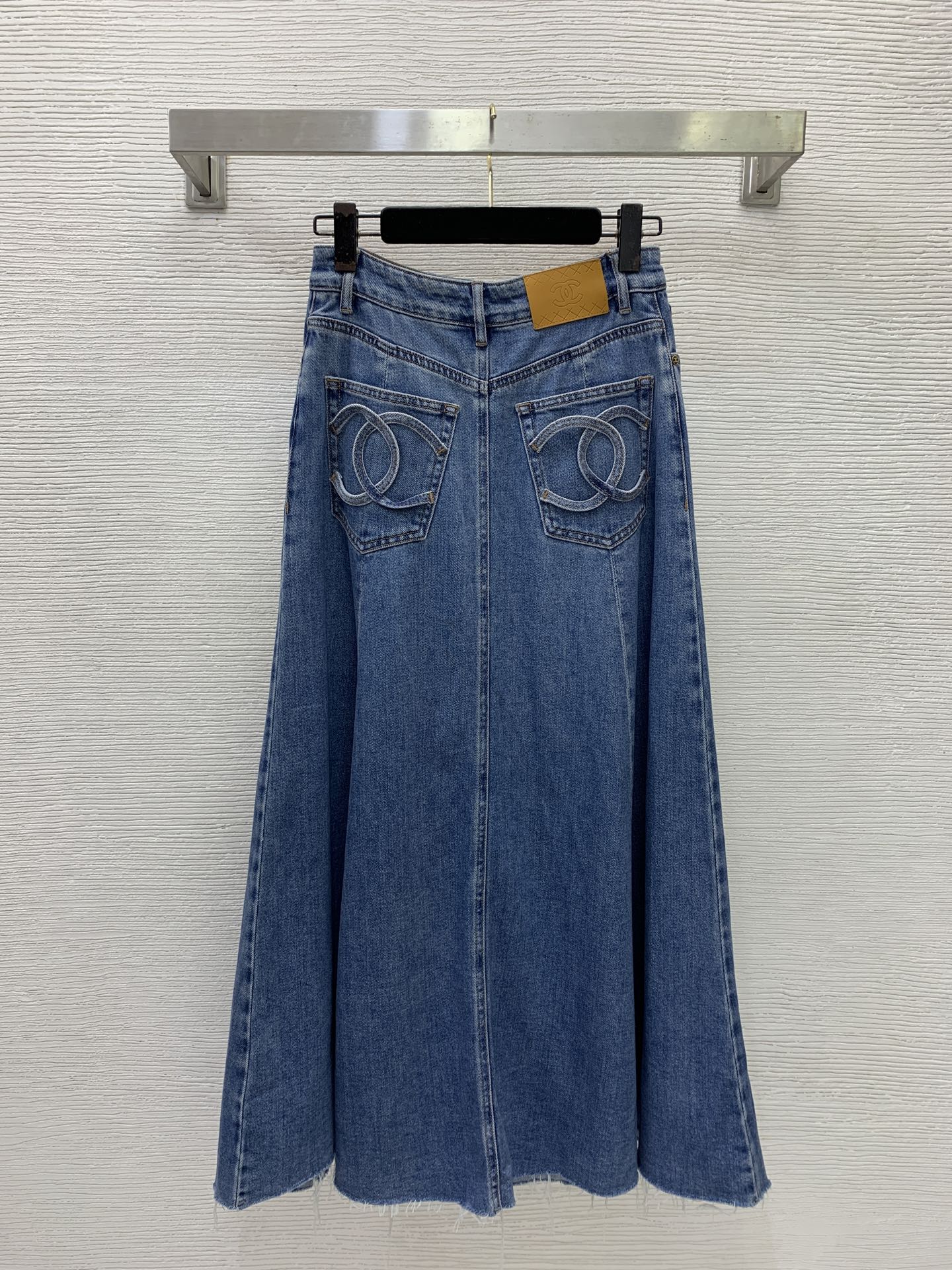 CC 26s Washed Denim Midi Dress 411882
