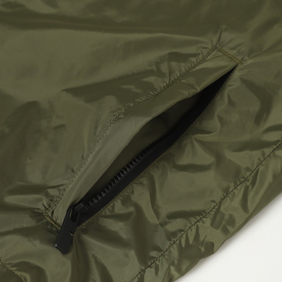 Burberry 26s Hooded Windbreaker Jacket Green Vintage Check Trim