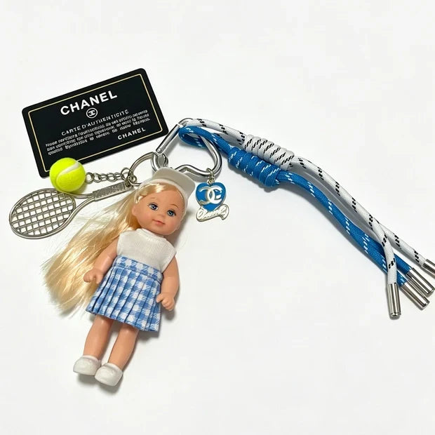 Chanel Tennis-themed Doll Bag Charm
