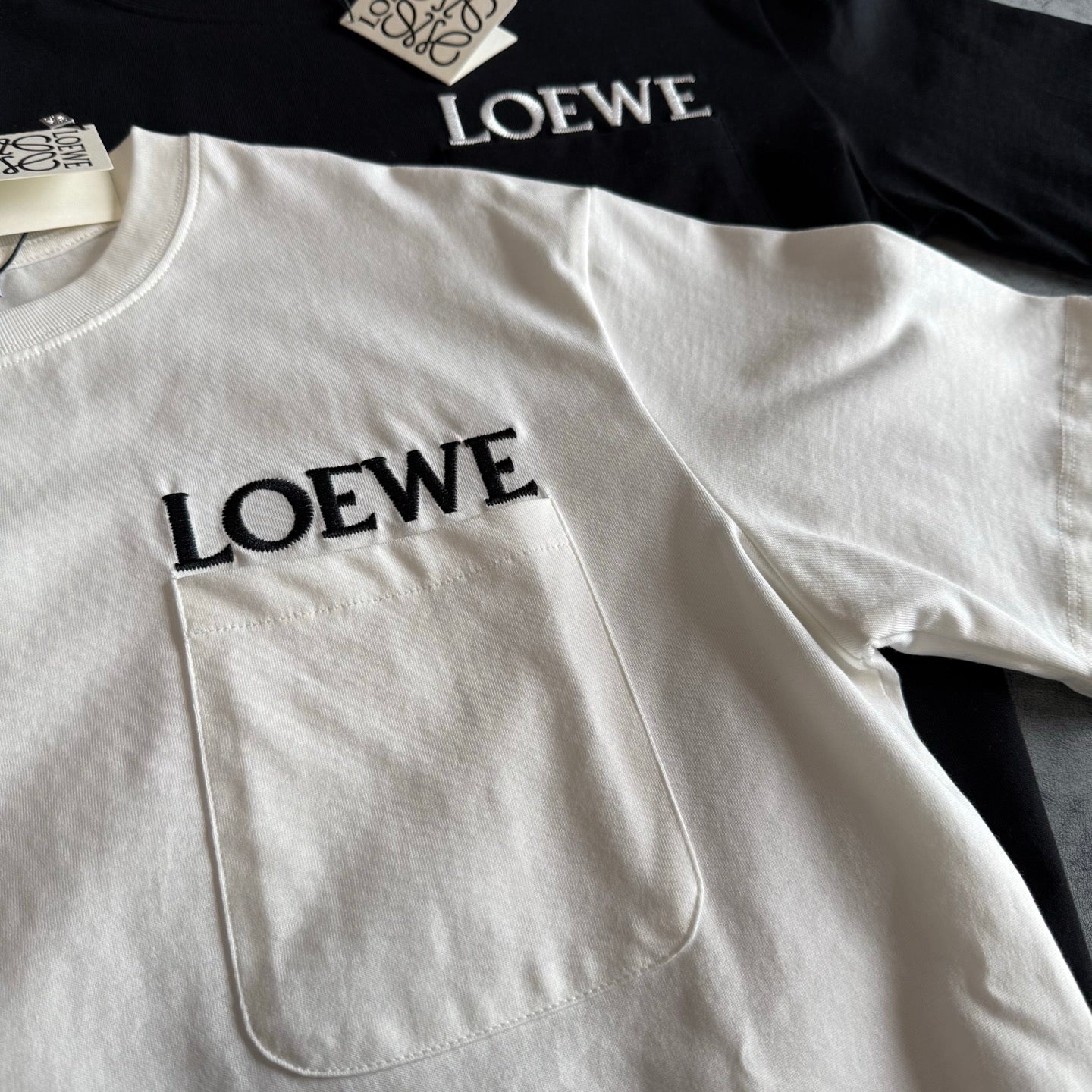 Loewe SS26 Chest-pocket Logo T-shirt Cotton 350465