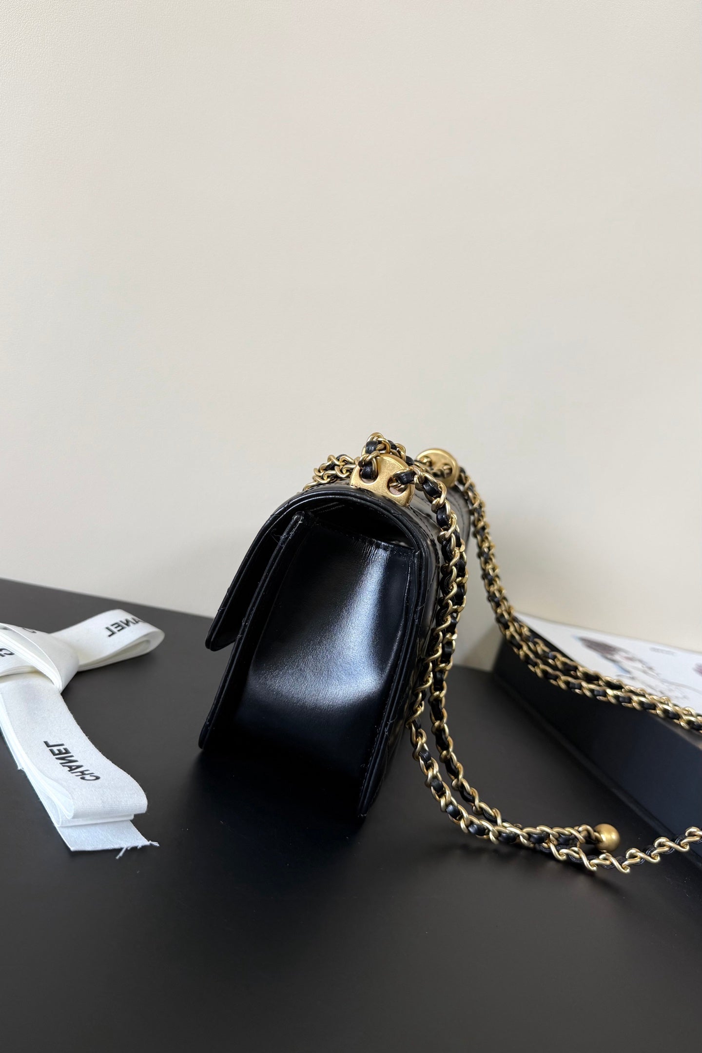 CC 24C Flap Bag Quilted Lambskin 214818