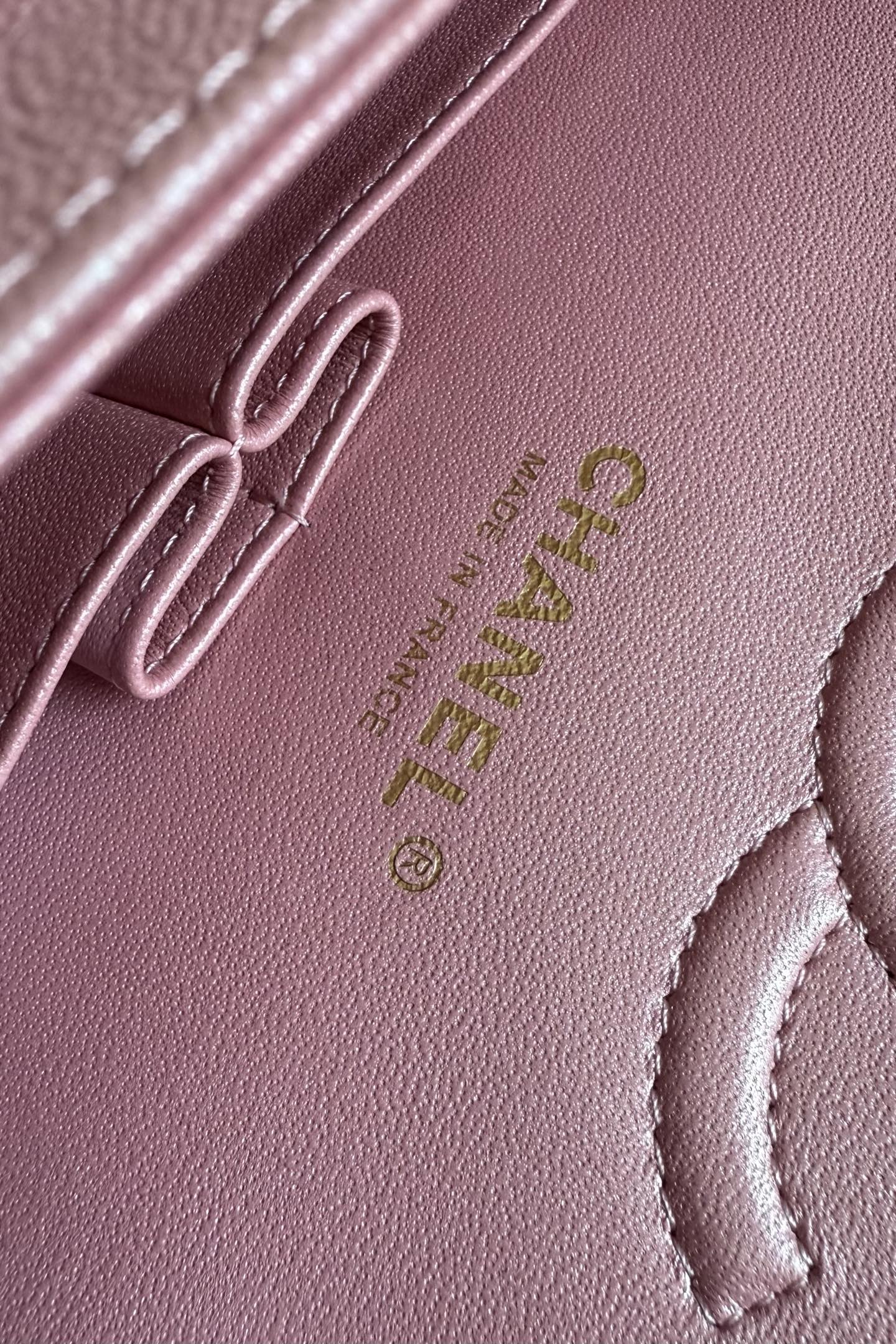 CC Classic Double Flap Bag 25cm PInk Caviar Leather