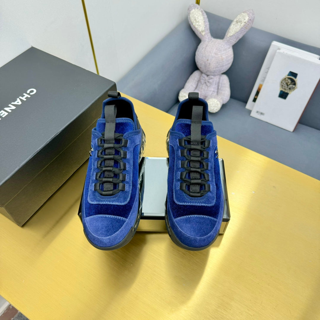 CC 26s Clear Sole Sneakers Blue Velvet 139962
