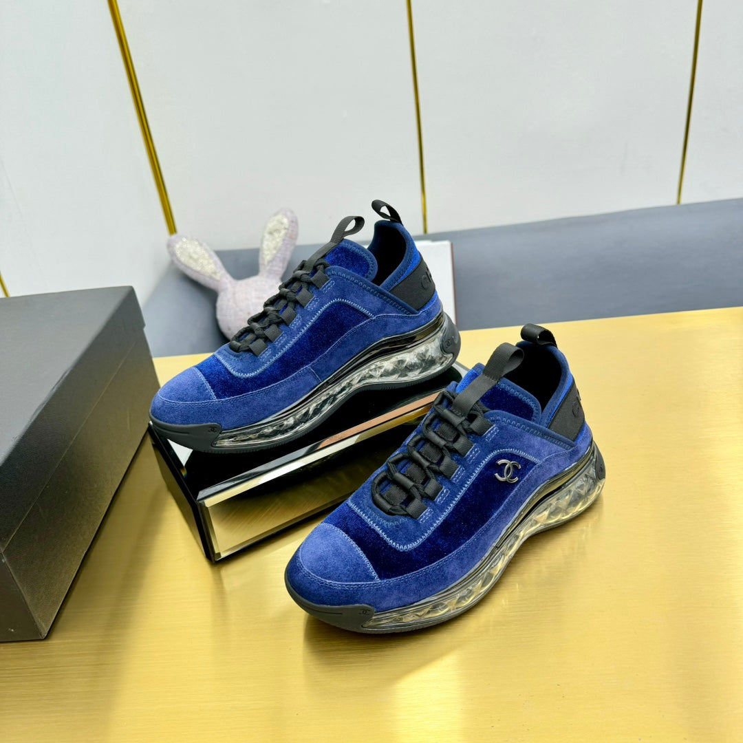 CC 26s Clear Sole Sneakers Blue Velvet 139962
