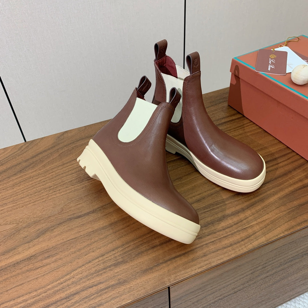 LP Lakeside Ankle Boots Brown Leather 503757