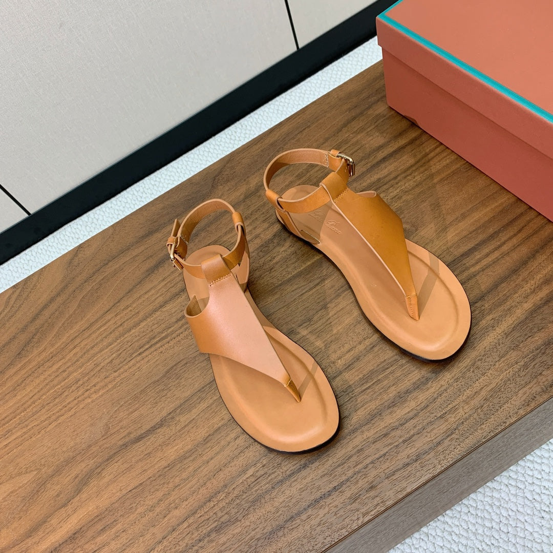 LP Trani Sandals Brown Leather 474775