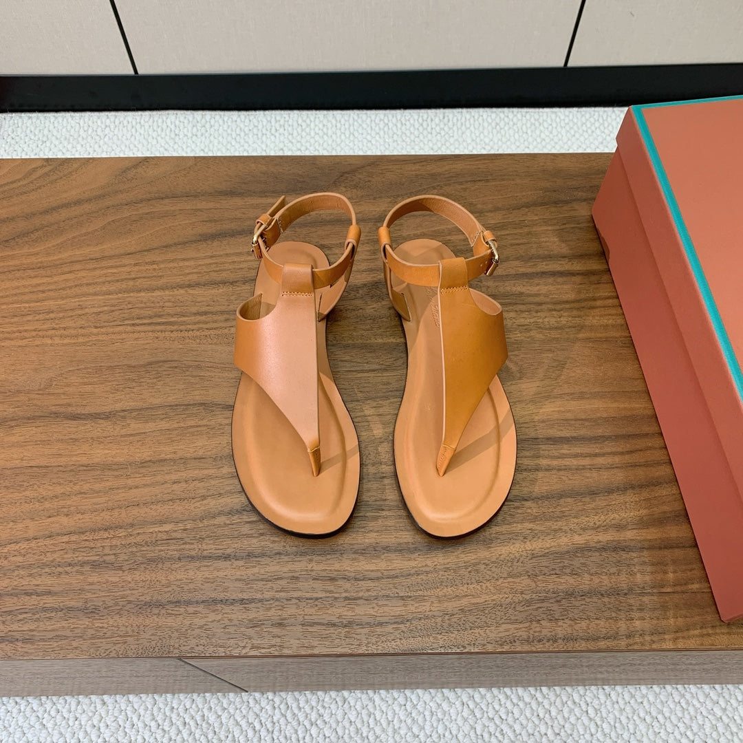 LP Trani Sandals Brown Leather 474775