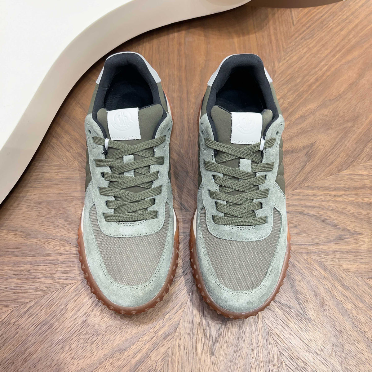 MC 26S CityTrek Men Sneakers 4cm Olive Fabric Suede 238814