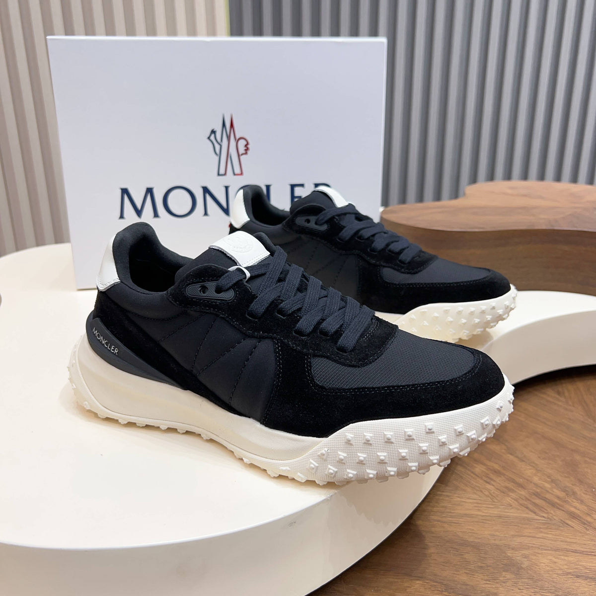 MC 26S CityTrek Men Sneakers 4cm Black Fabric Suede 239098