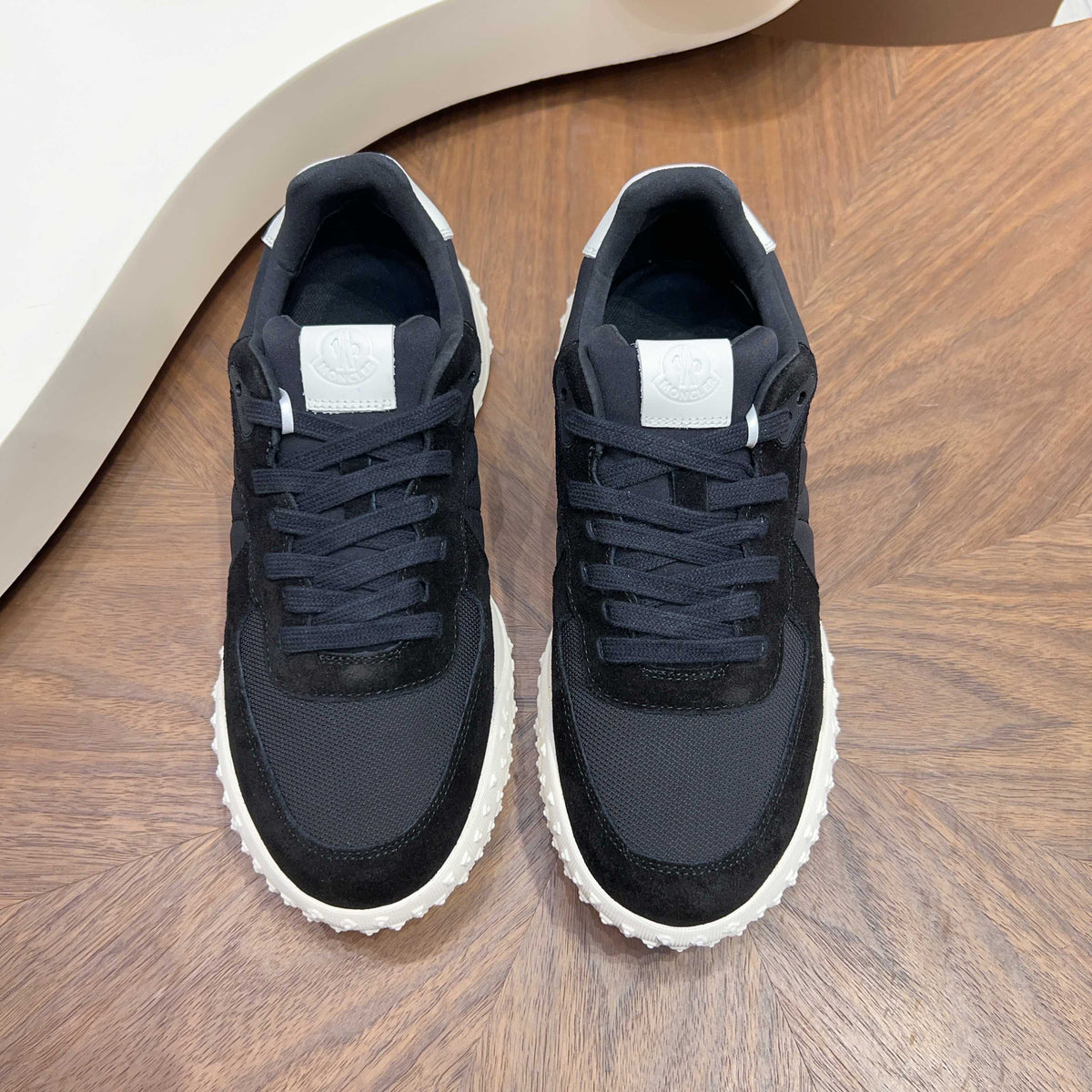 MC 26S CityTrek Men Sneakers 4cm Black Fabric Suede 239098