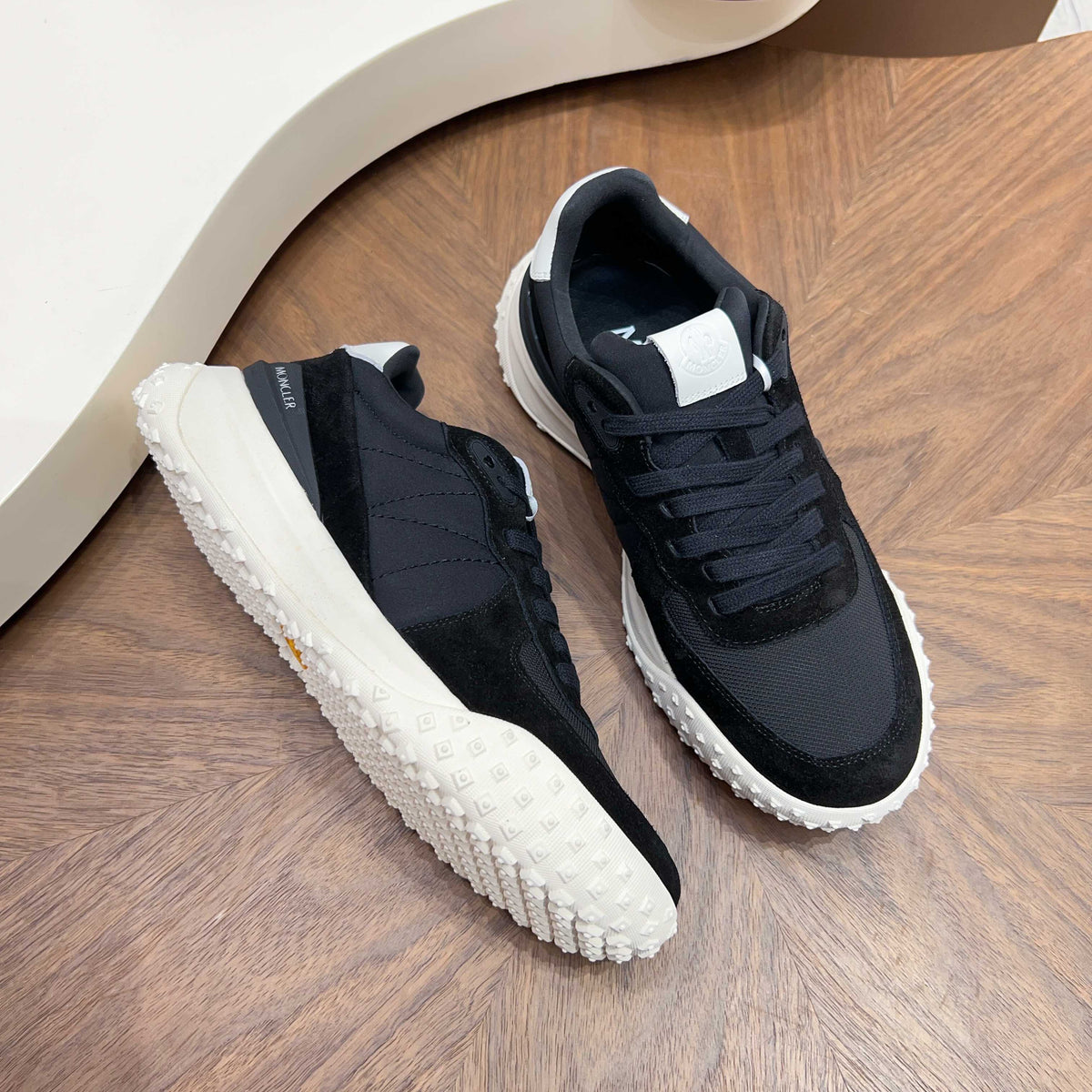 MC 26S CityTrek Men Sneakers 4cm Black Fabric Suede 239098