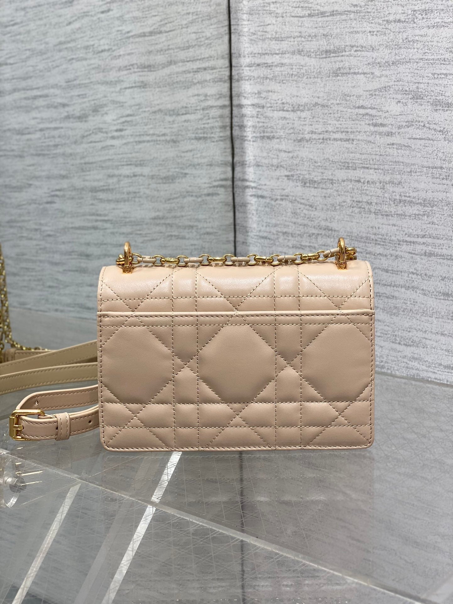 CD Miss Caro 17 Bag Desert Taupe Calfskin 226498