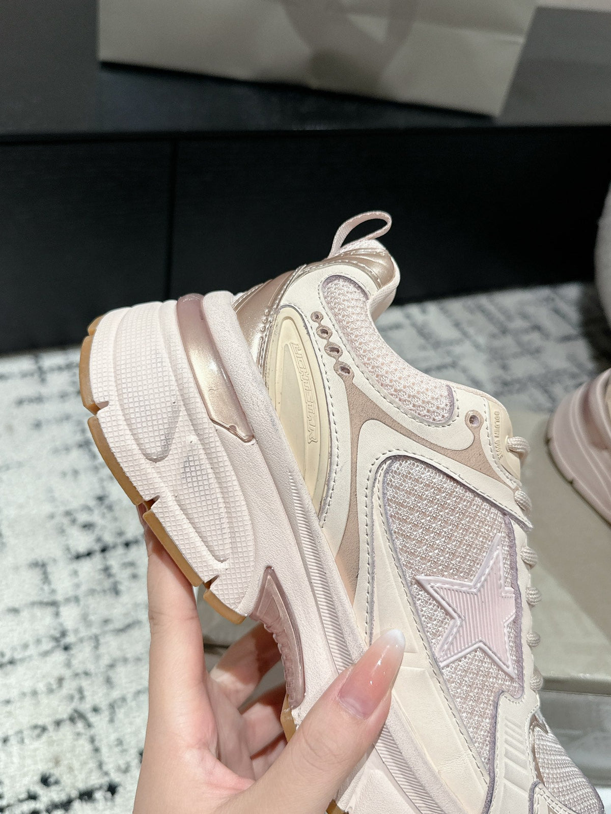 GGDB Marathon Sneakers Pink Mesh 980471