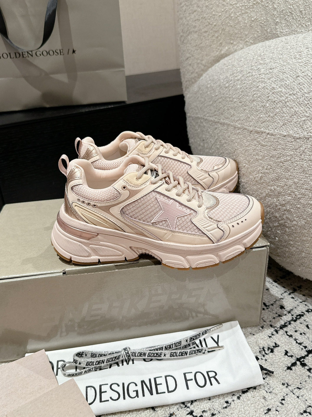 GGDB Marathon Sneakers Pink Mesh 980471