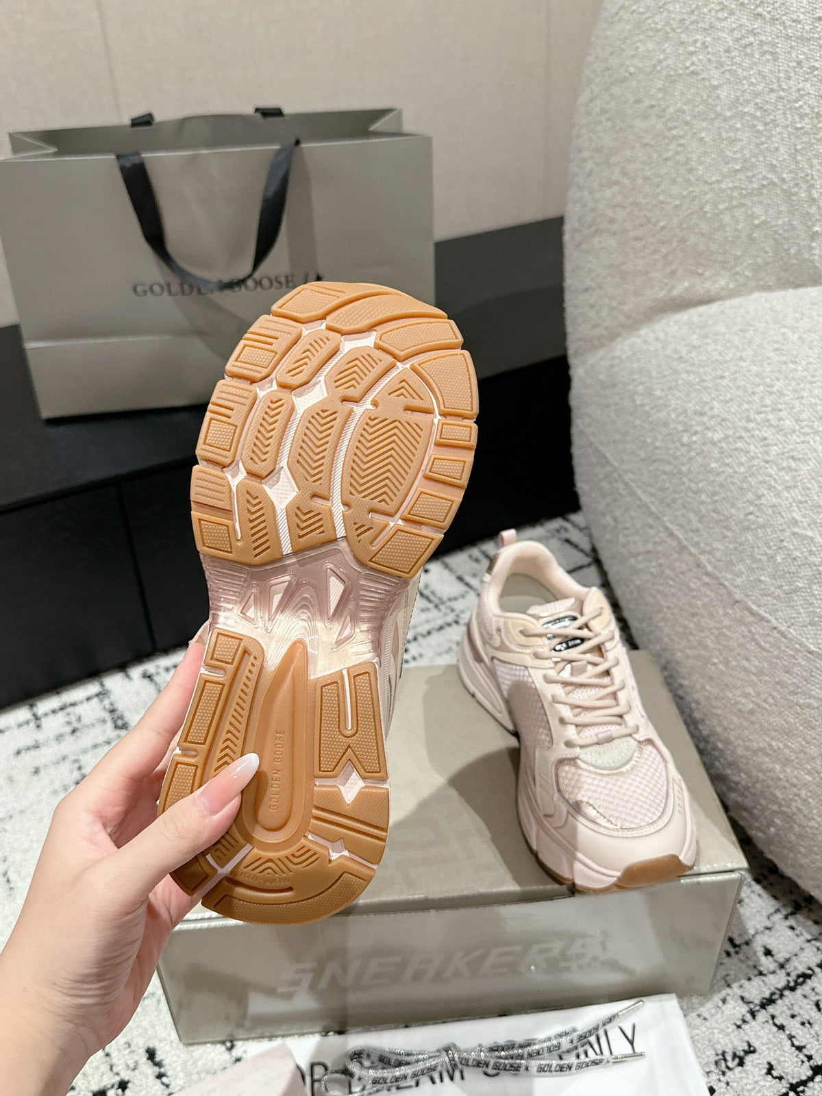 GGDB Marathon Sneakers Pink Mesh 980471