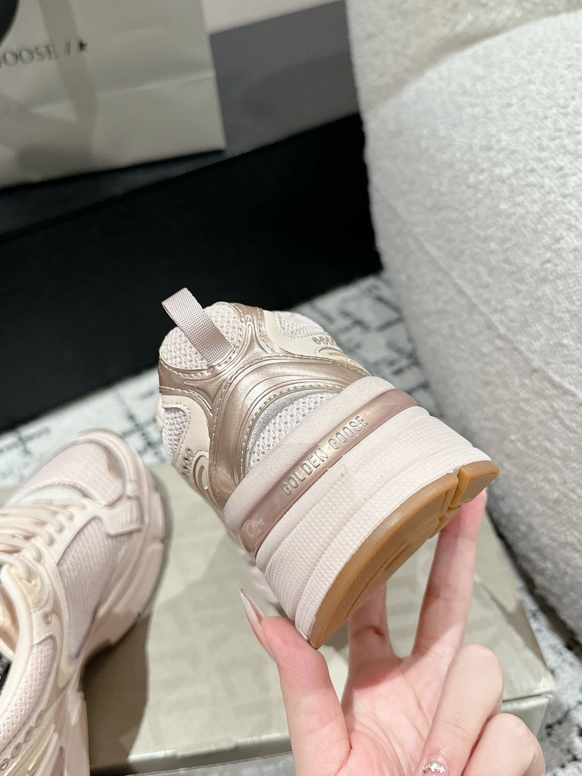 GGDB Marathon Sneakers Pink Mesh 980471