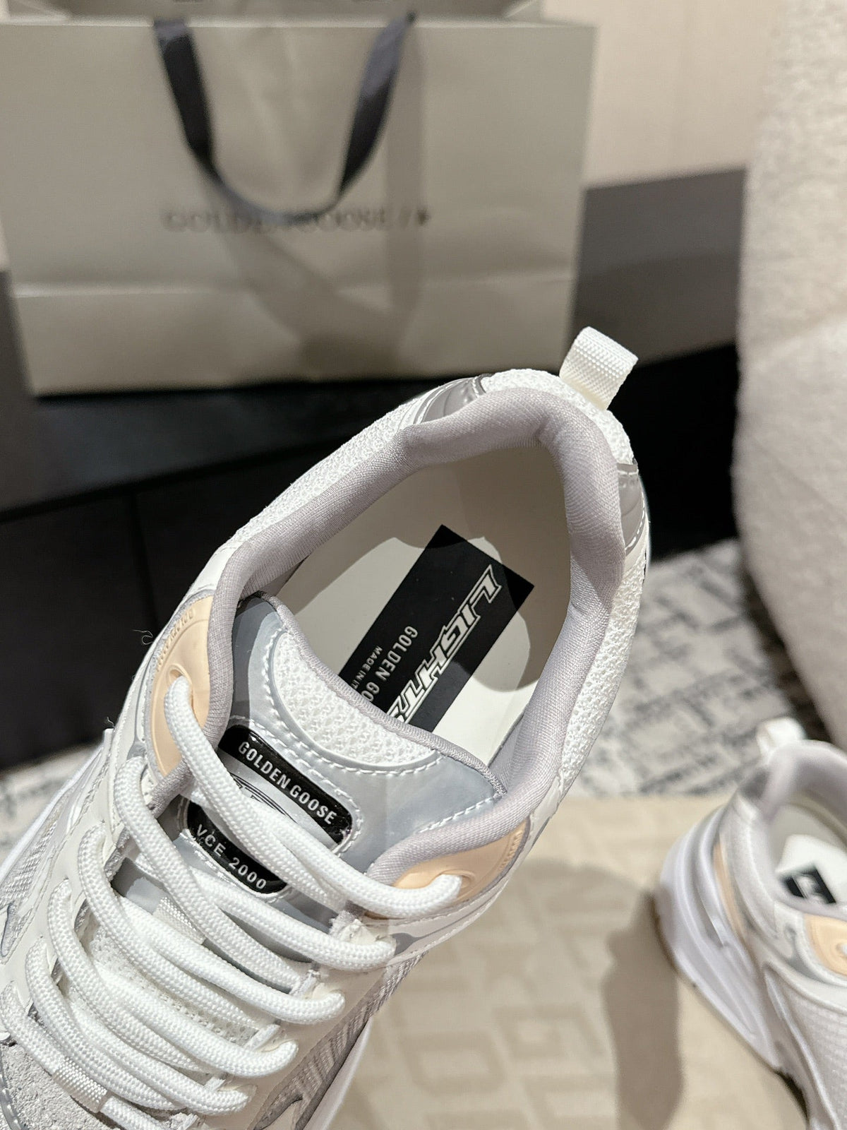 GGDB Marathon Sneakers White Silver 980473