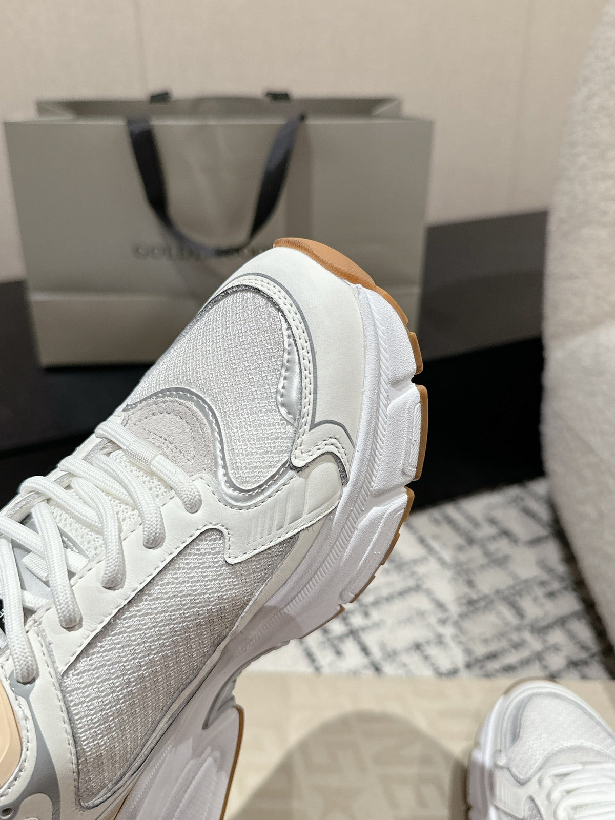 GGDB Marathon Sneakers White Silver 980473