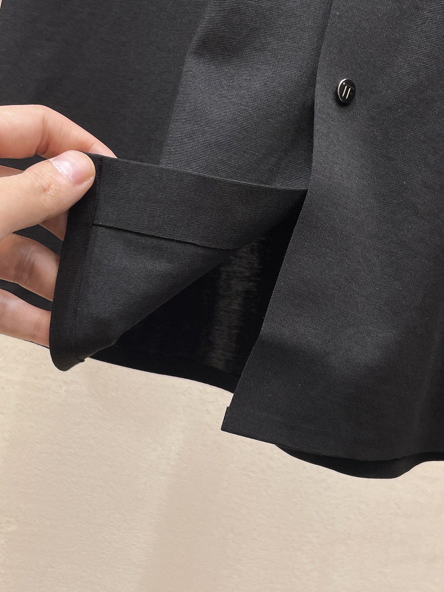 Tom Ford Men Short-Sleeve Polo Shirt Black Silk
