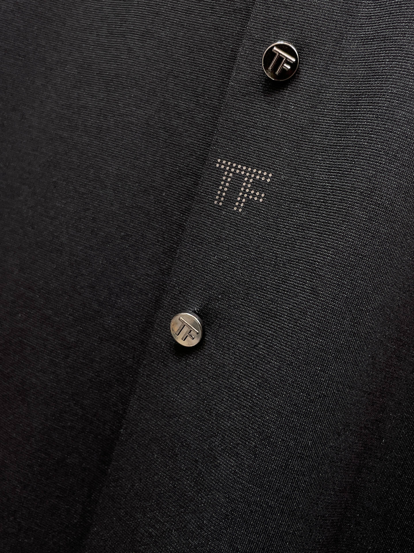 Tom Ford Men Short-Sleeve Polo Shirt Black Silk