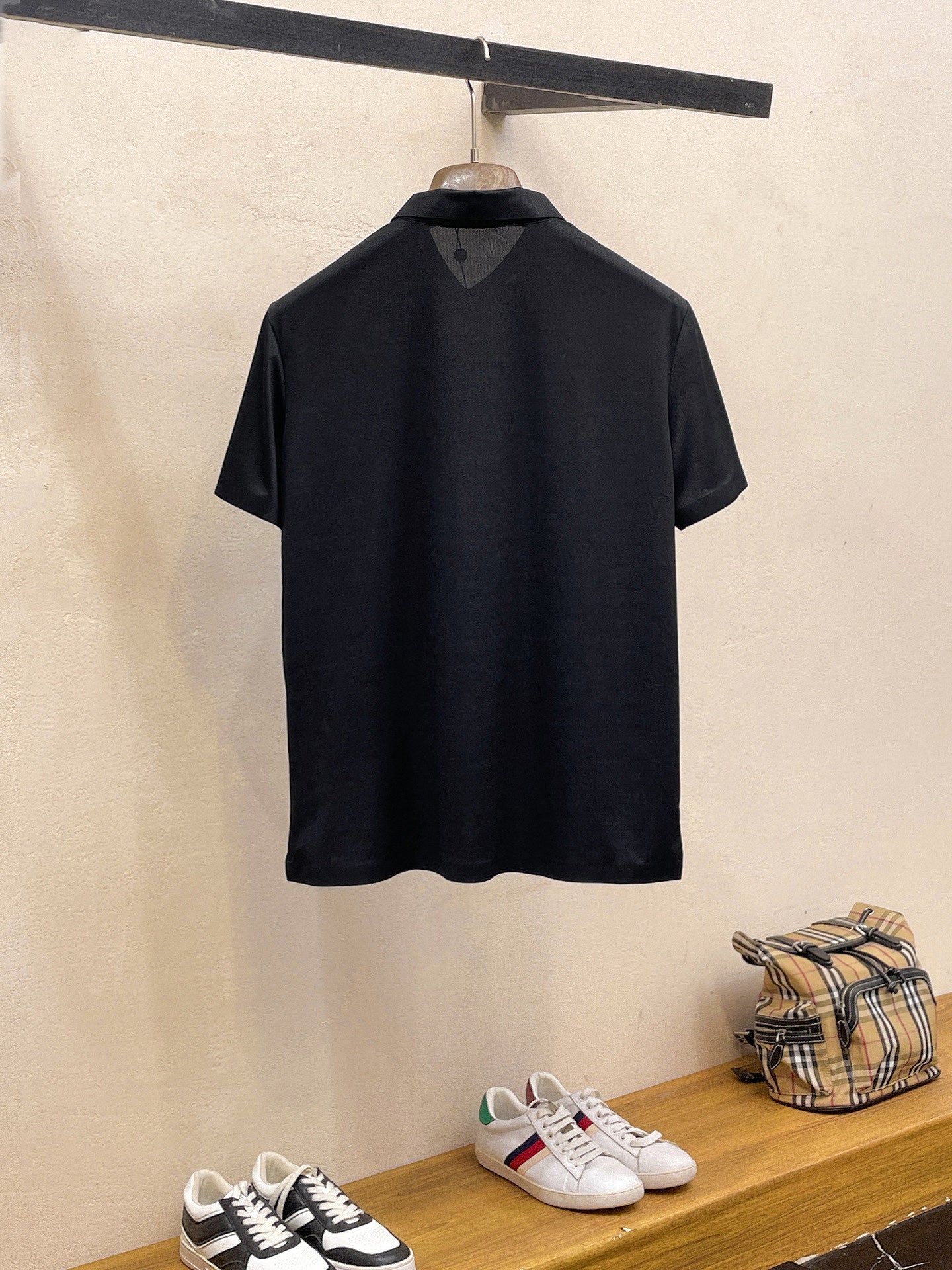 Moncler Men Polo Shirt Black Cotton 02