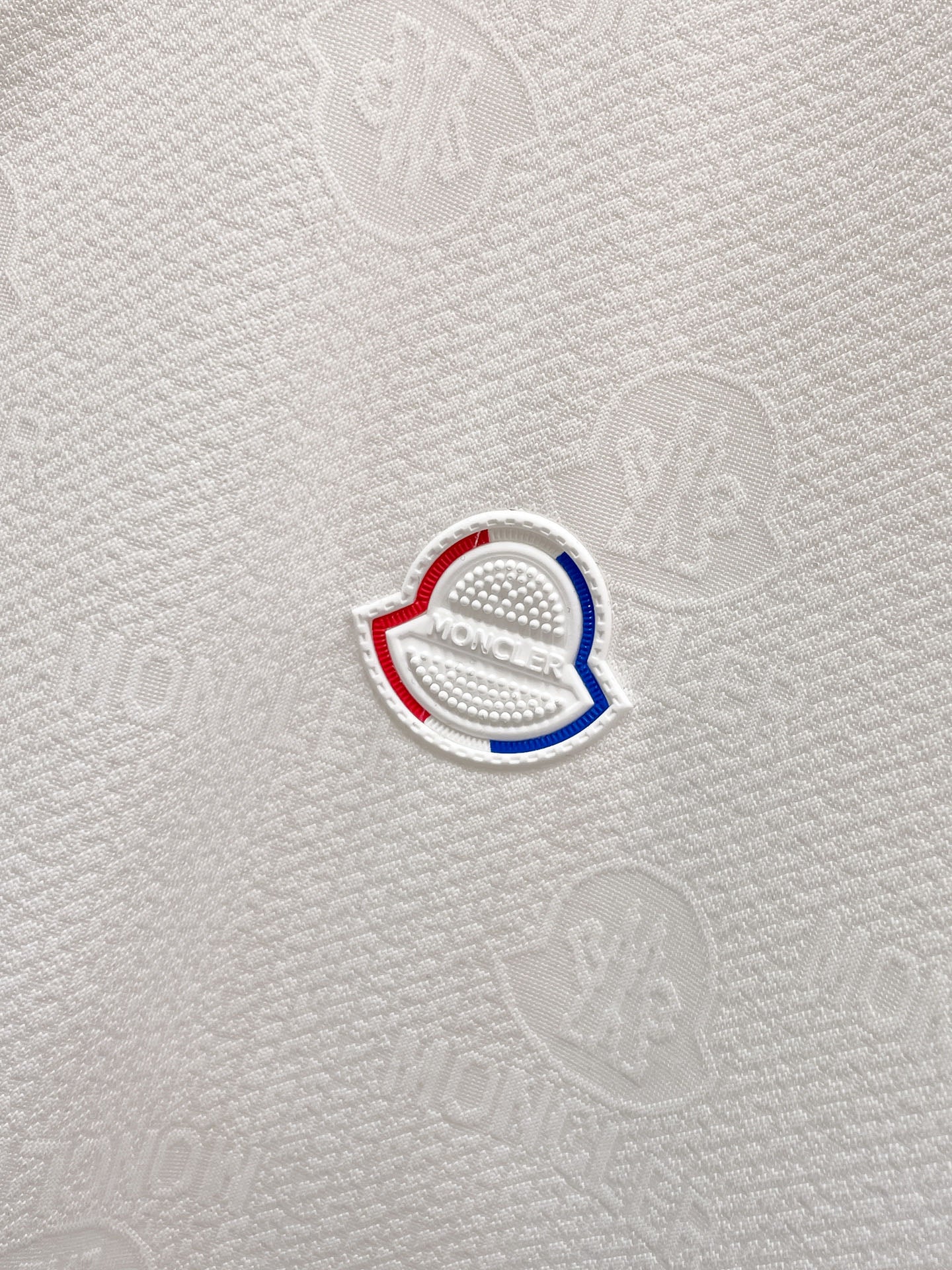 Moncler Men Polo Shirt White Cotton 01