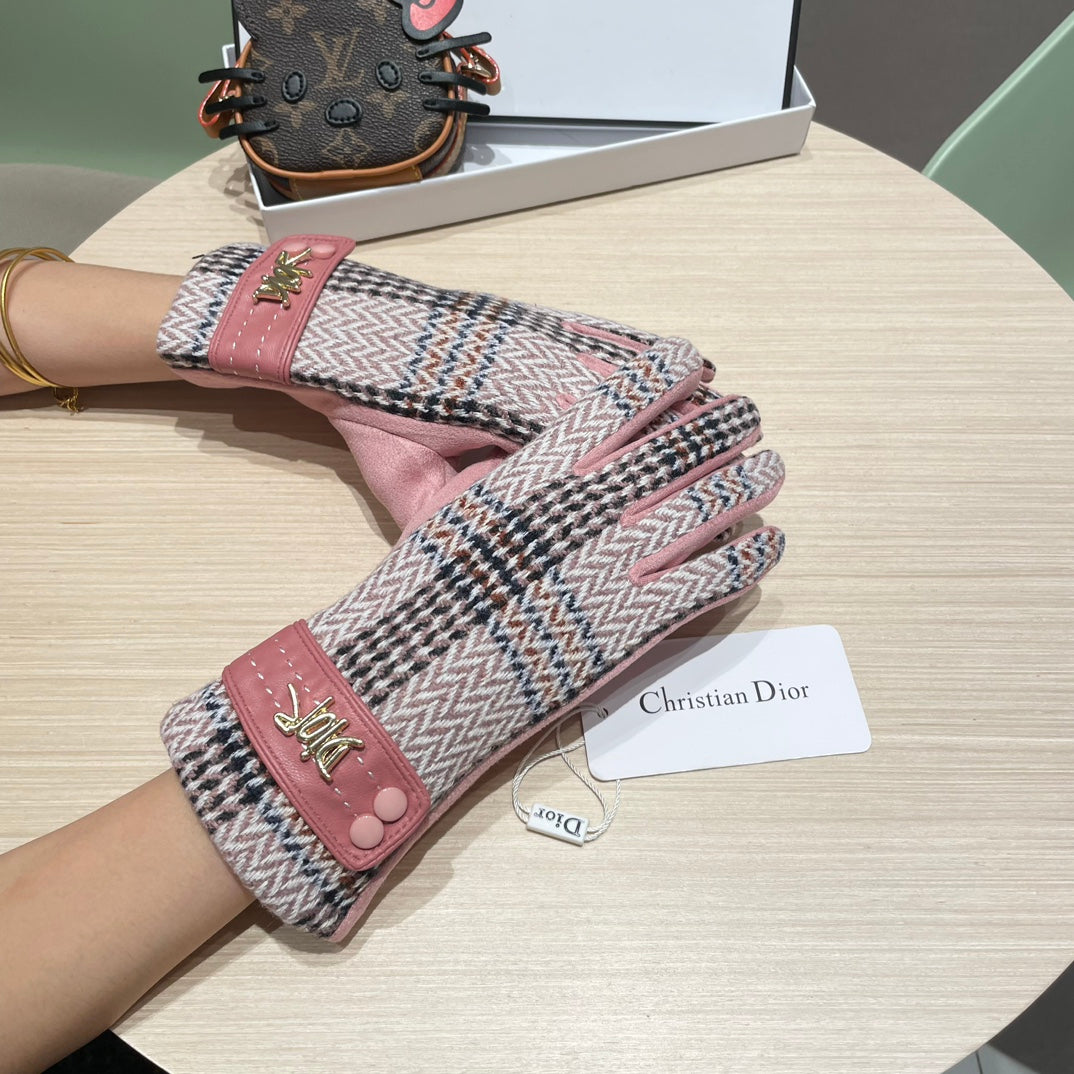 GLOVES IN COLORFUL WOOL 463807