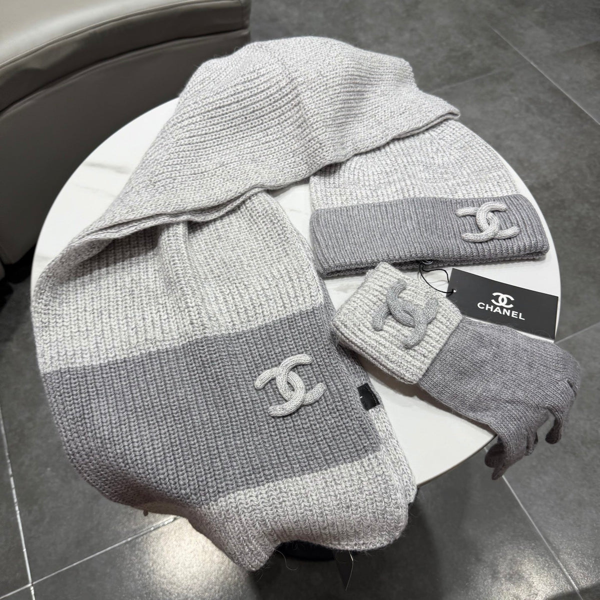 CC 26s Winter Knit Set Grey Wool 499258