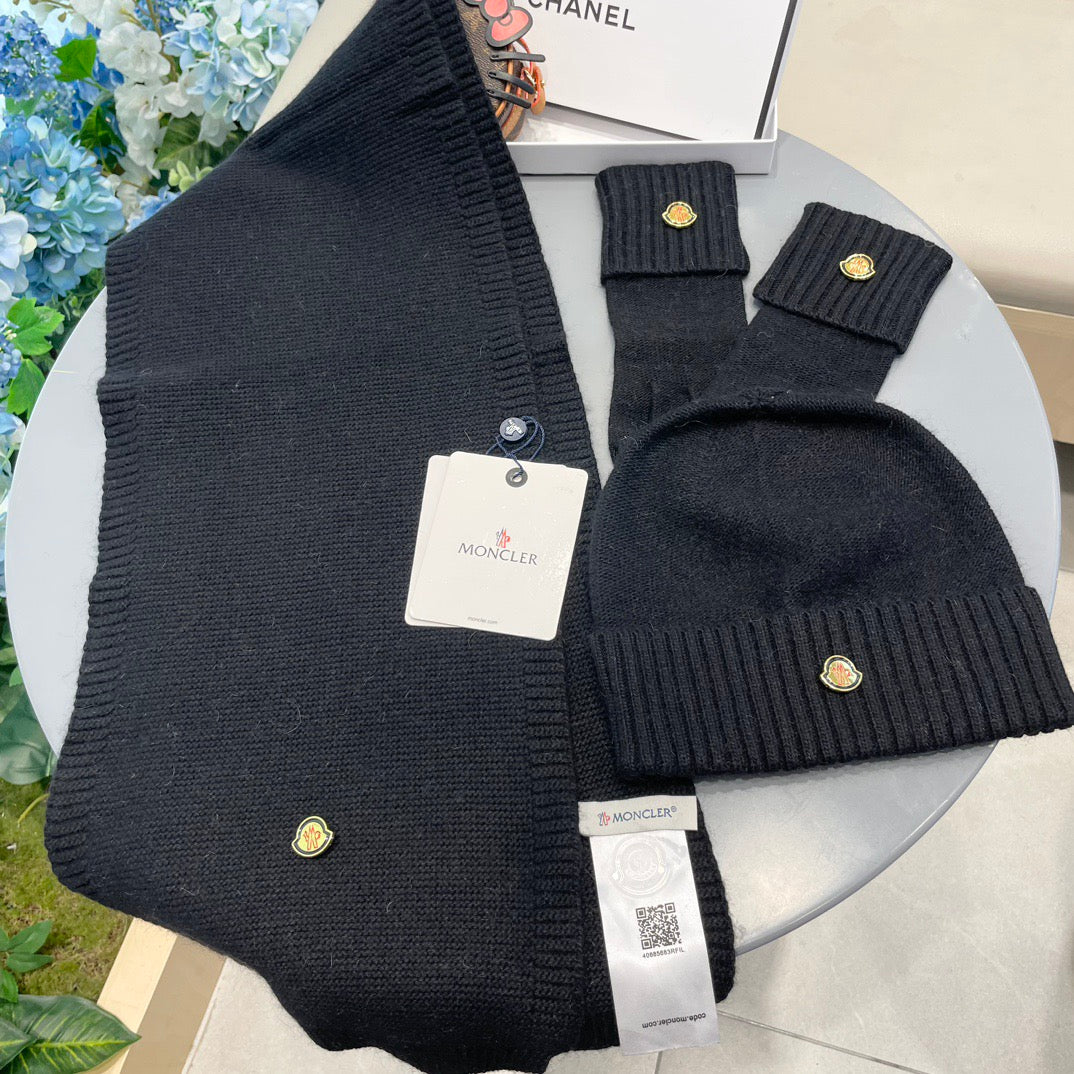 MC 26s Winter Knit Set Black Wool 499301