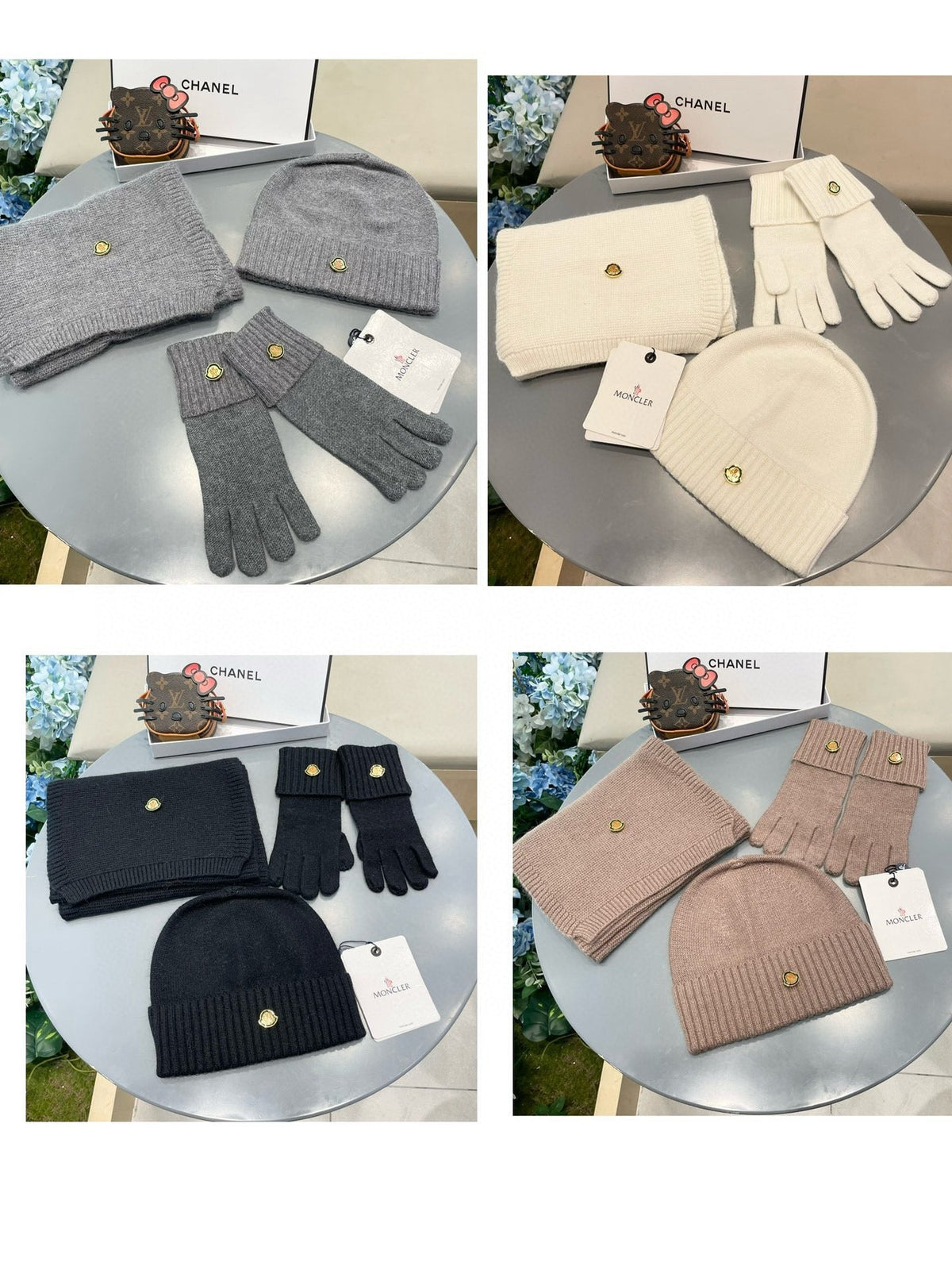 MC 26s Winter Knit Set Grey Wool 499303