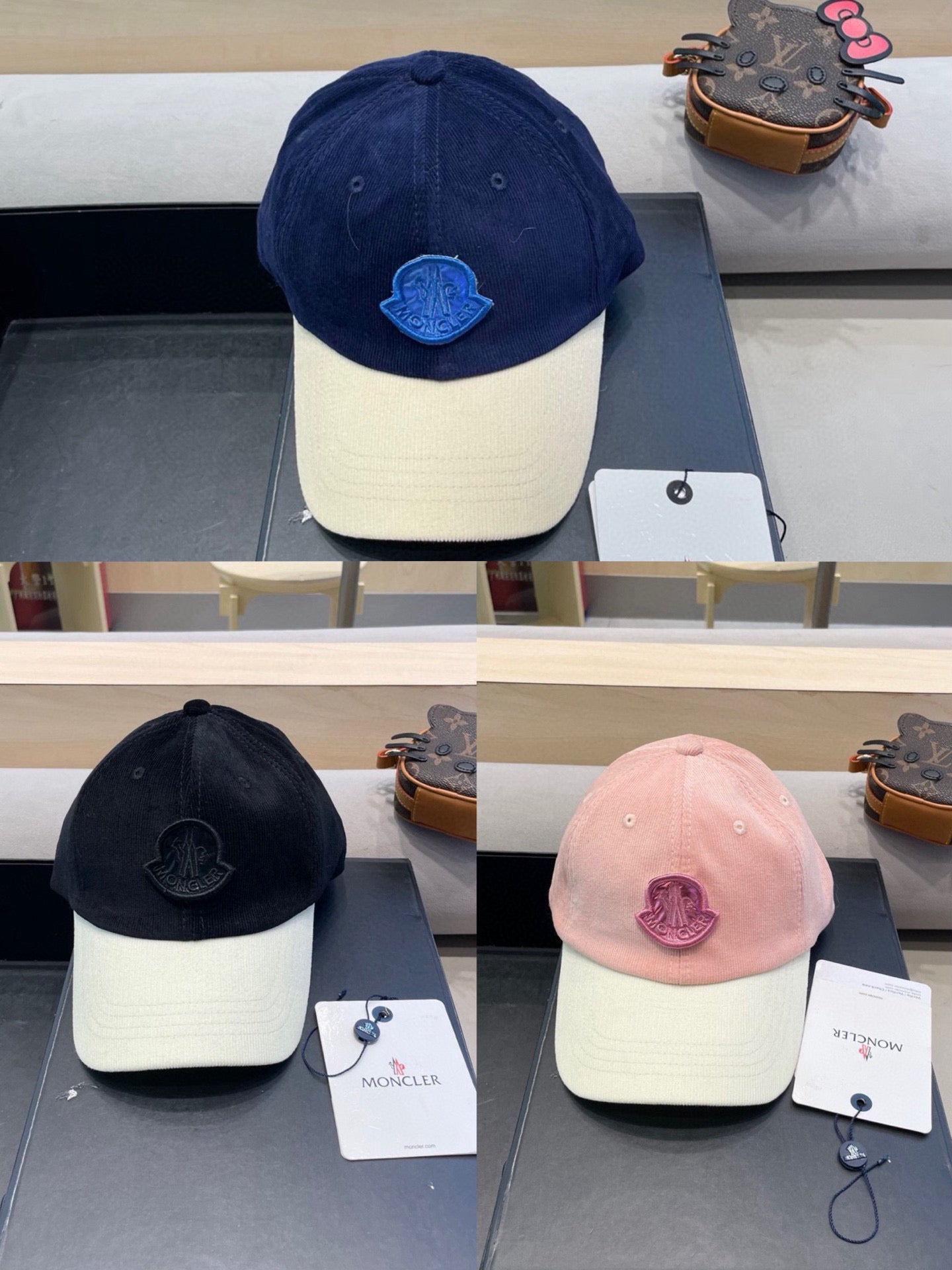 Moncler Logo Cotton Hat 205641