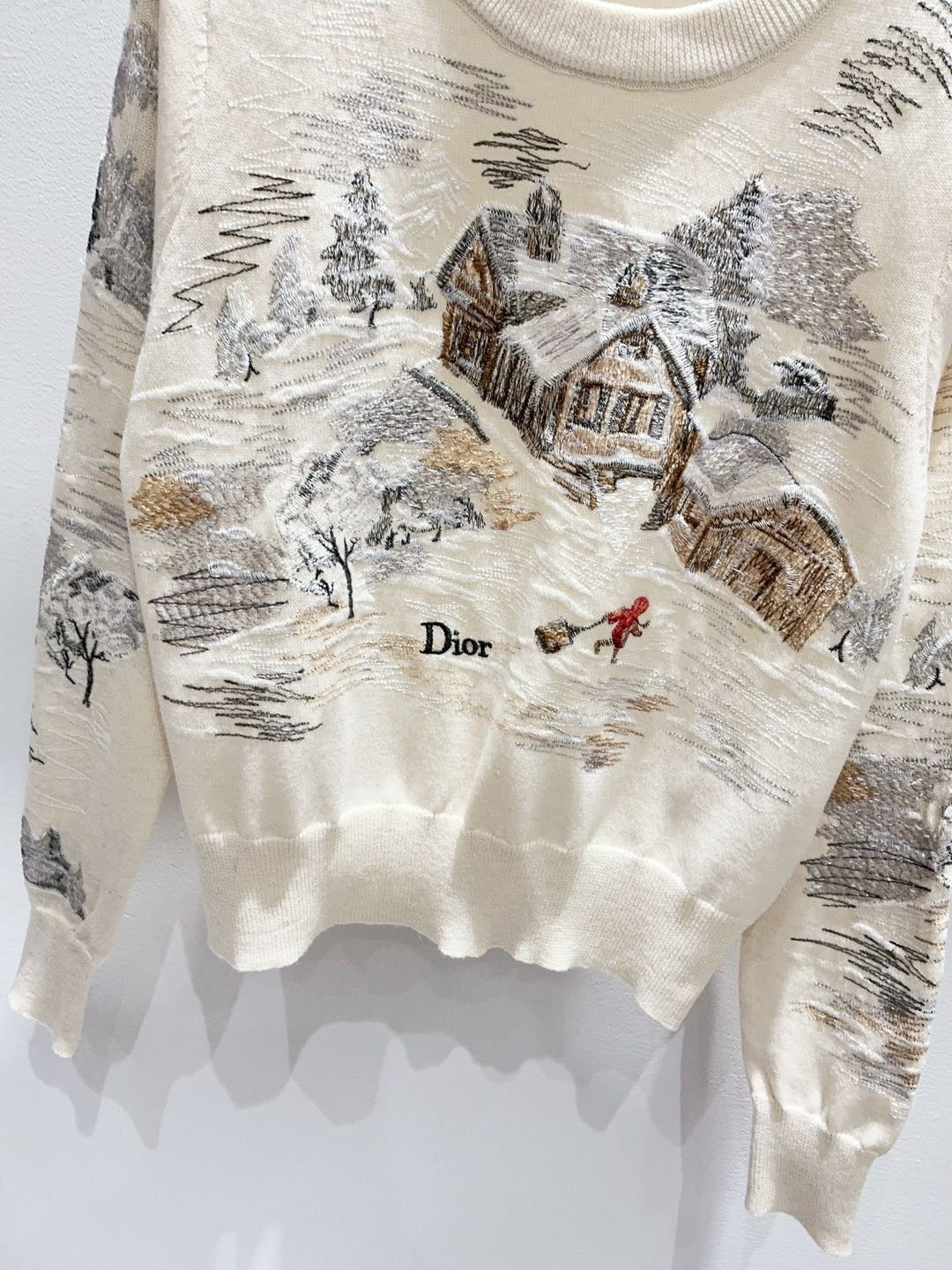 CD 26s Sweater Multicolor d'Hiver Wool Knit 448173