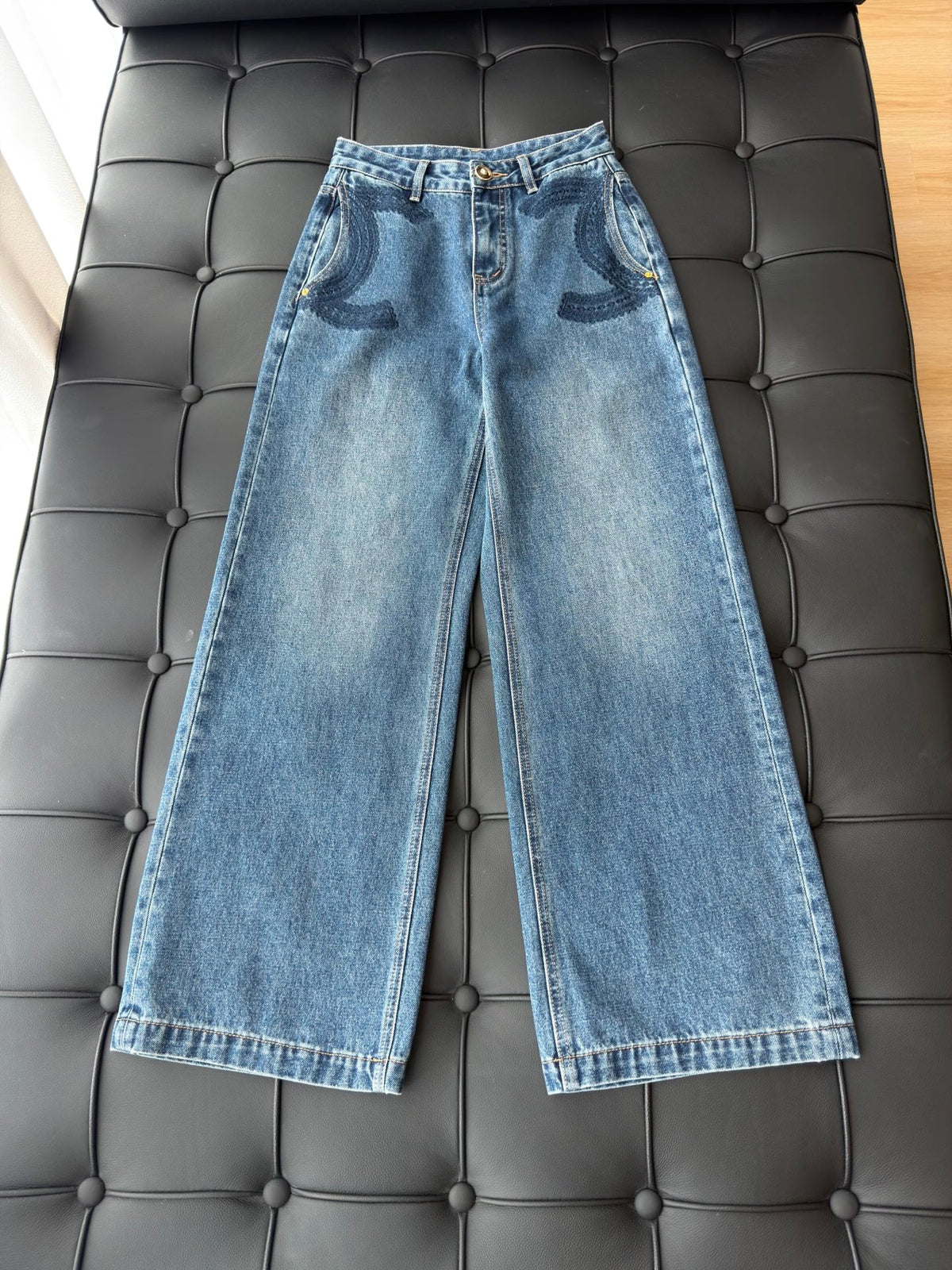 Chanel 2026 Jeans Blue Denim Cotton 435488
