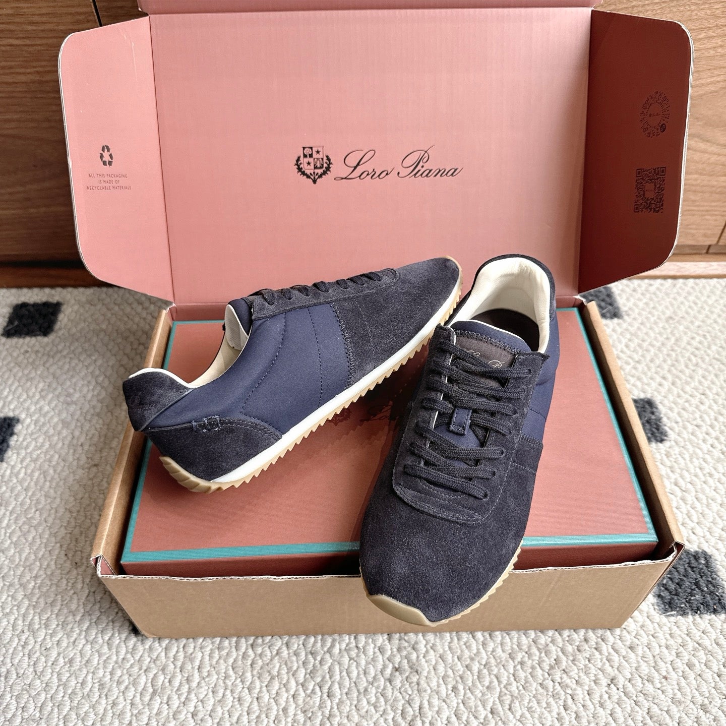 LP Fast Walk Sneaker Dark Blue Suede 924587